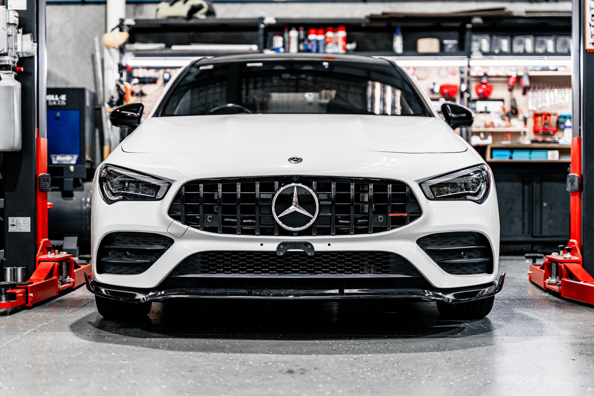 Mercedes C118 CLA-Class AMG Line PFL 2019-2022- OEM Plinth Delete Kit (FRONT)