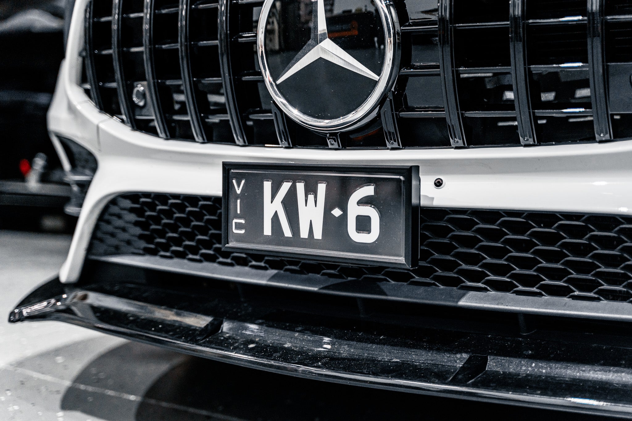 Mercedes C118 CLA-Class AMG Line PFL 2019-2022- OEM Plinth Delete Kit (FRONT)