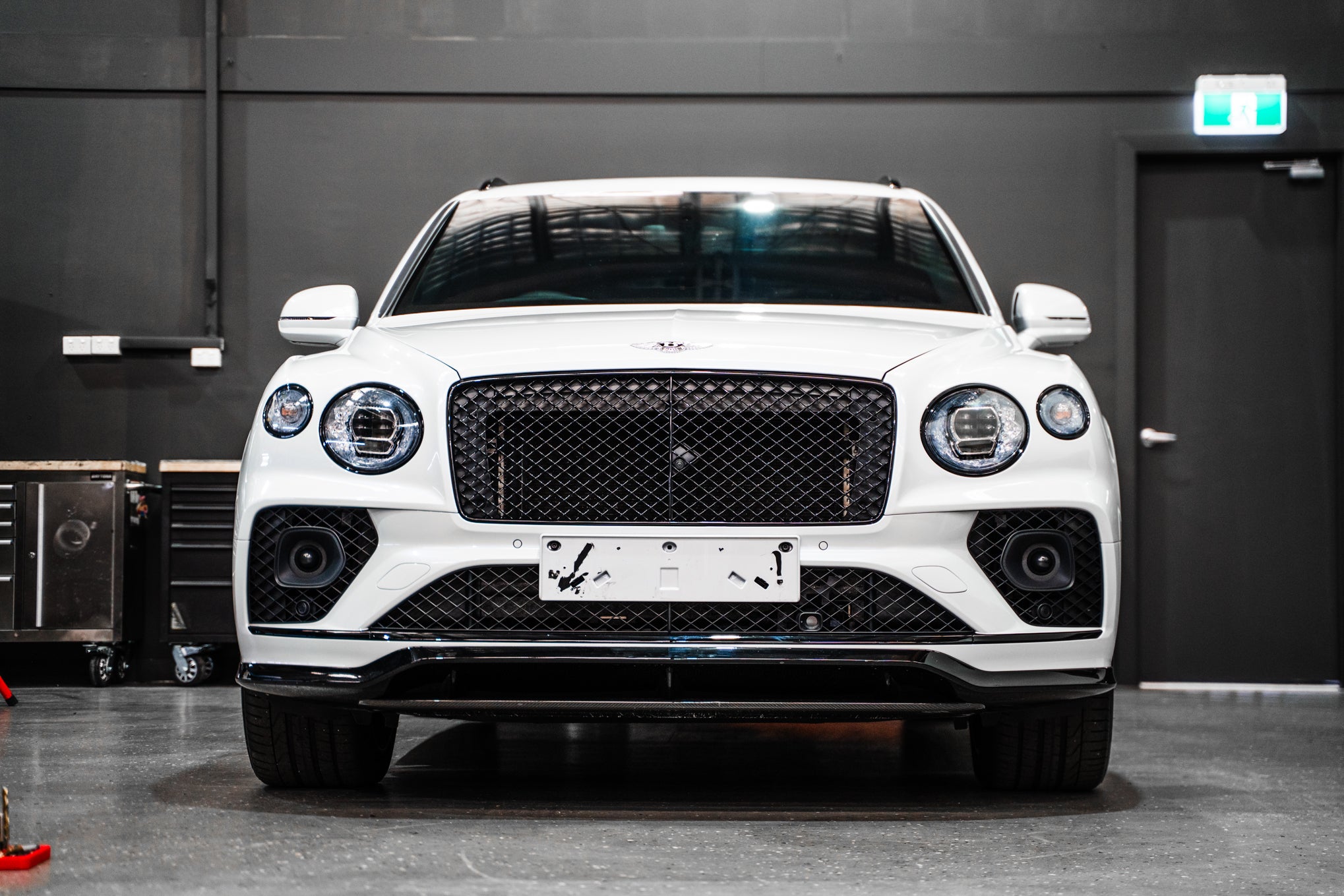 Bentley Bentayga 4V FL 2021-Current - OEM Plinth Delete Kit (FRONT)