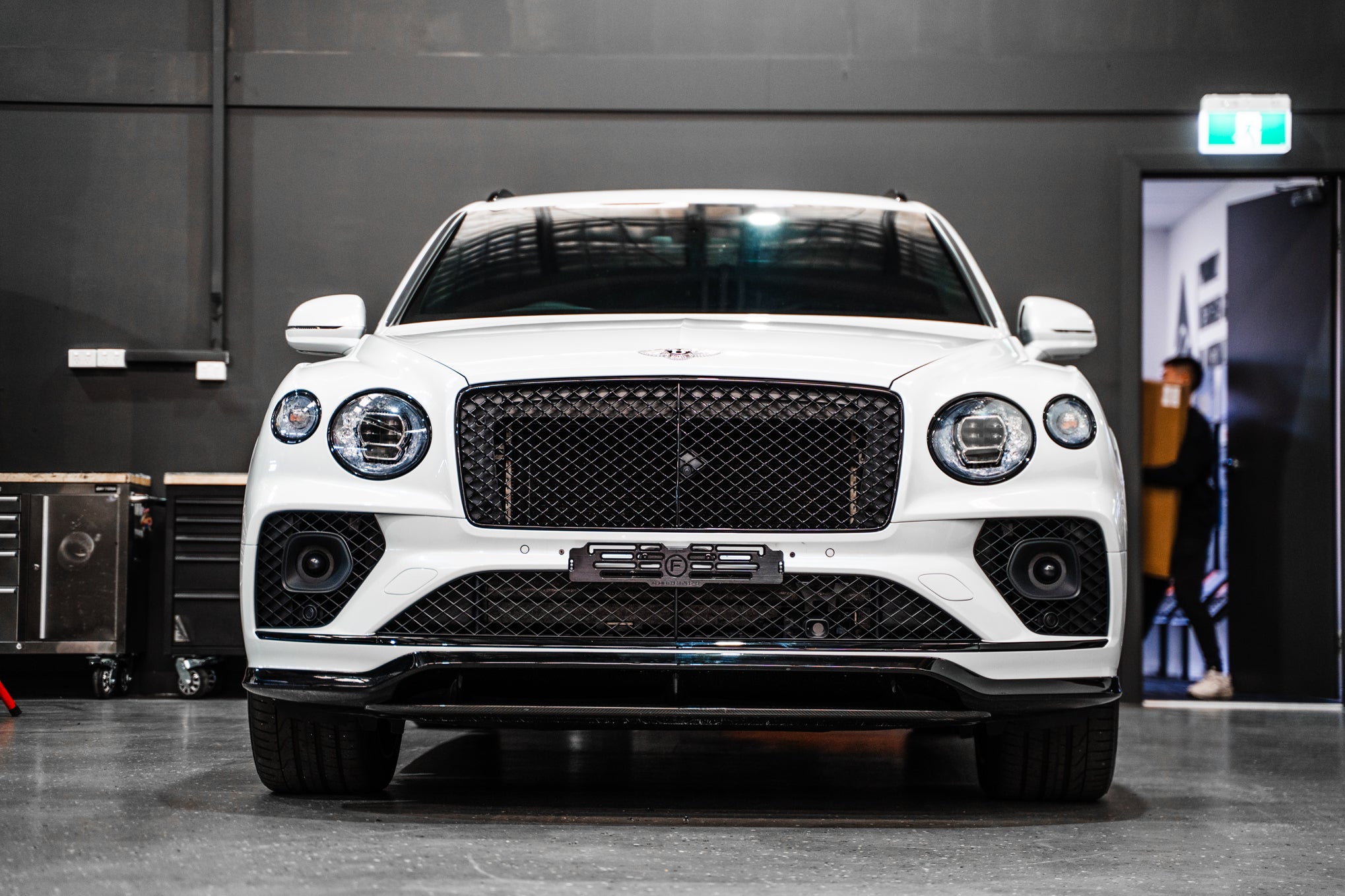 Bentley Bentayga 4V FL 2021-Current - OEM Plinth Delete Kit (FRONT)