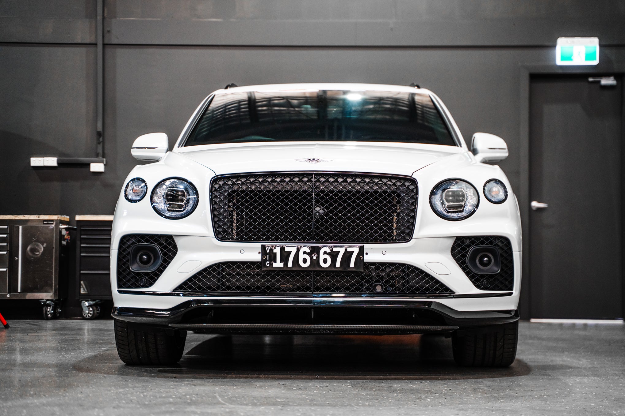 Bentley Bentayga 4V FL 2021-Current - OEM Plinth Delete Kit (FRONT)