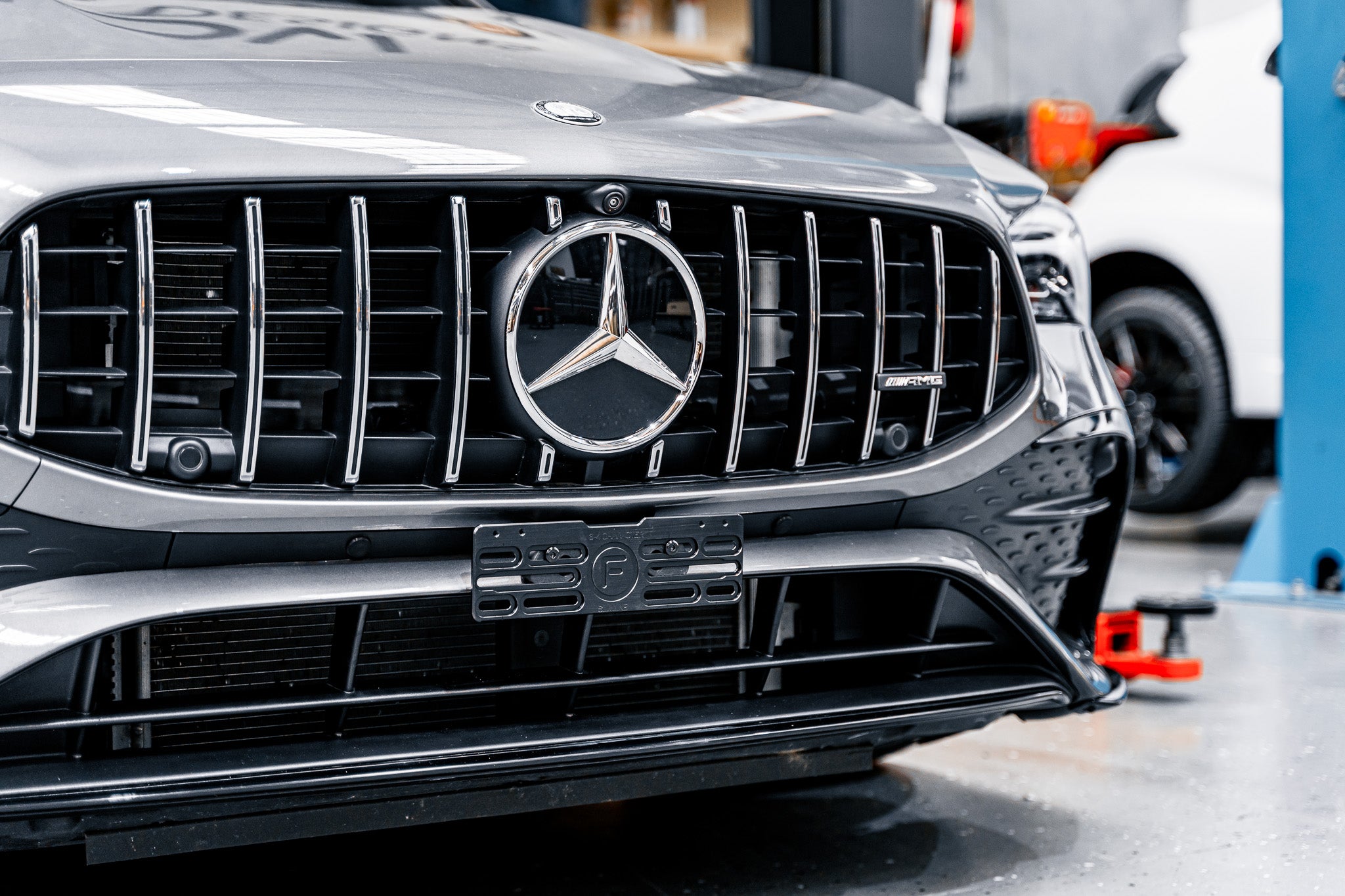 Mercedes CLA35 C118 AMG FL 2023 - OEM Plinth Delete Kit (FRONT)