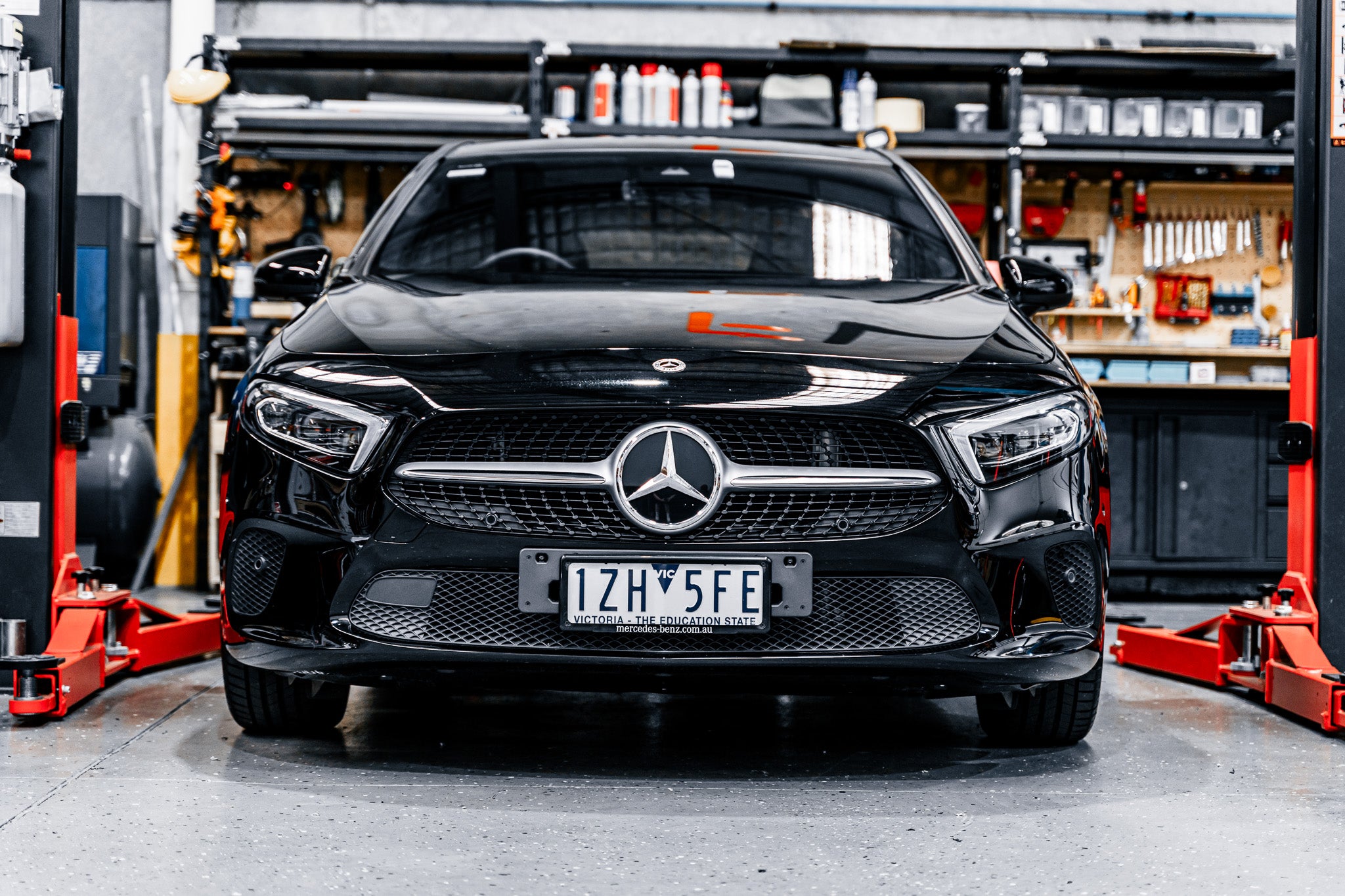 Mercedes W177 A-Class Luxury Line PFL 2019-2022- OEM Plinth Delete Kit (FRONT)