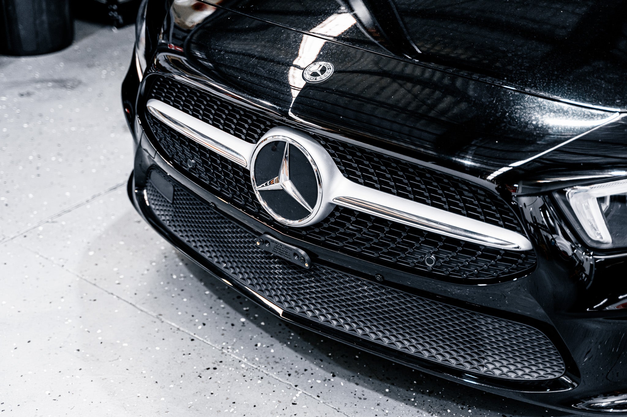 Mercedes W177 A-Class Luxury Line PFL 2019-2022- OEM Plinth Delete Kit (FRONT)
