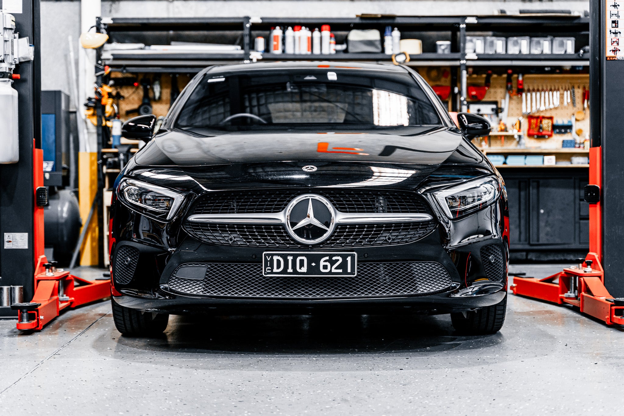 Mercedes W177 A-Class Luxury Line PFL 2019-2022- OEM Plinth Delete Kit (FRONT)