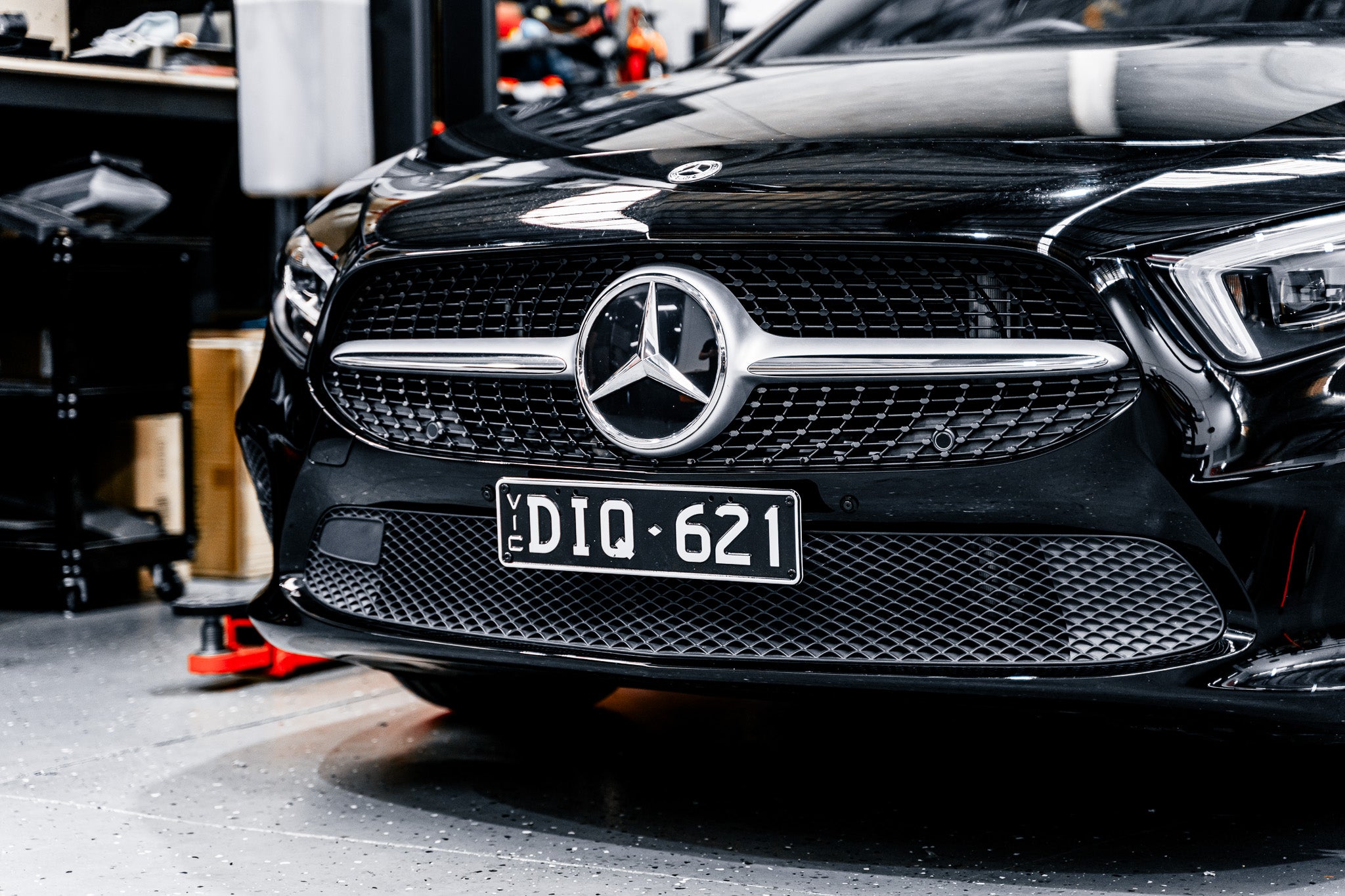 Mercedes W177 A-Class Luxury Line PFL 2019-2022- OEM Plinth Delete Kit (FRONT)