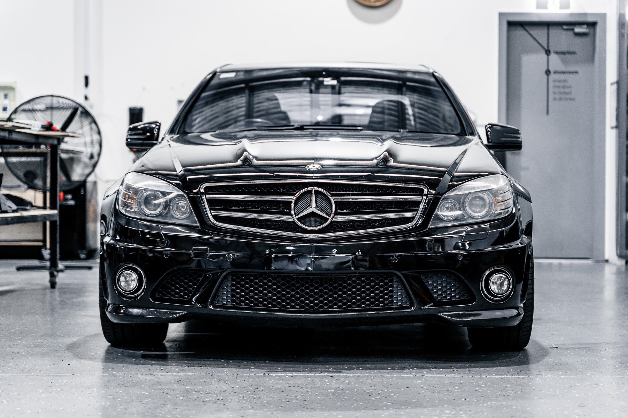 Mercedes C63 AMG W204 PFL - OEM Plinth Delete Kit (FRONT) 2008-2011