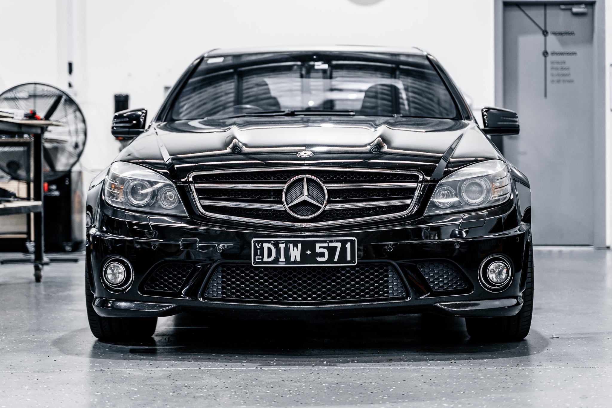 Mercedes C63 AMG W204 PFL - OEM Plinth Delete Kit (FRONT) 2008-2011