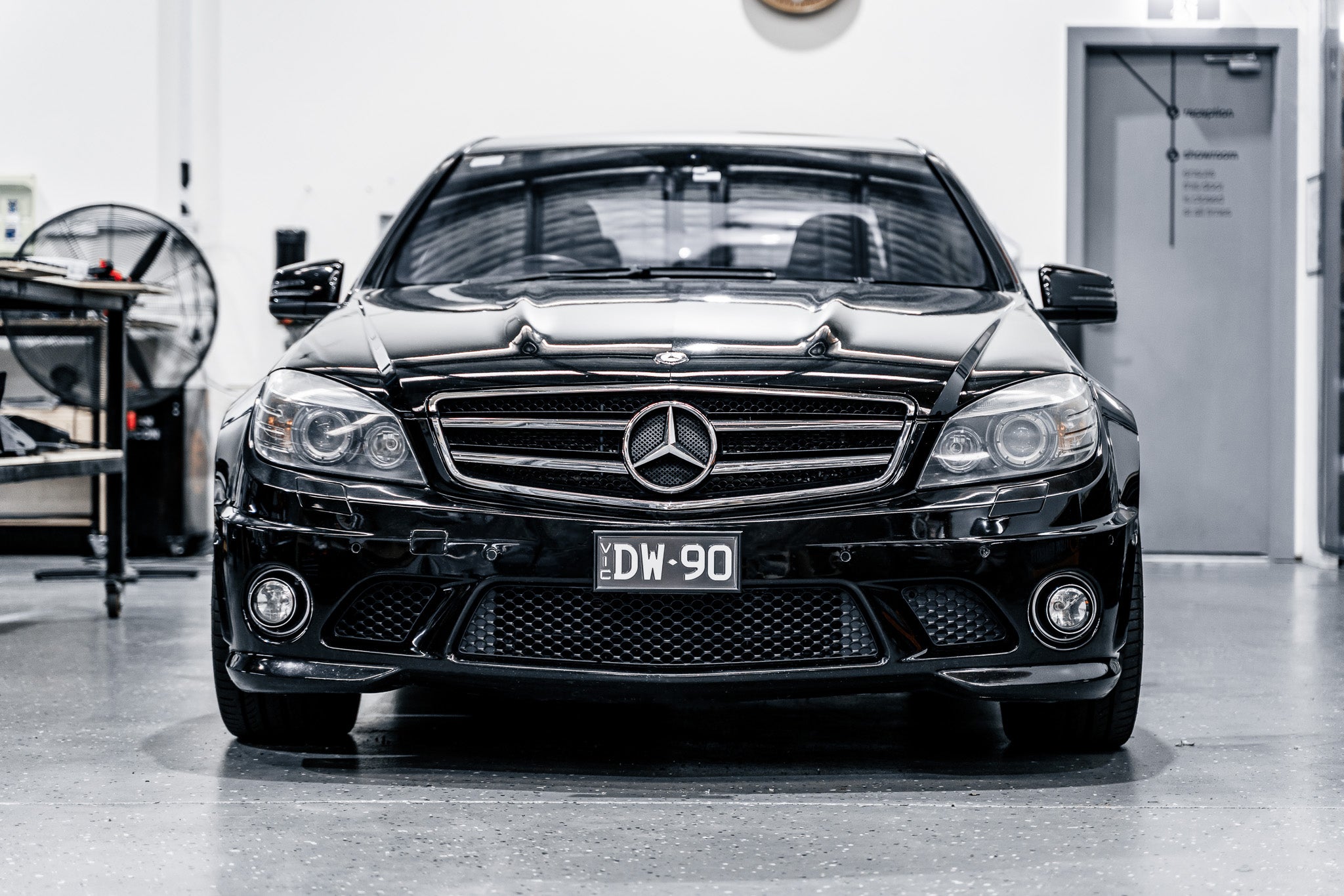 Mercedes C63 AMG W204 PFL - OEM Plinth Delete Kit (FRONT) 2008-2011
