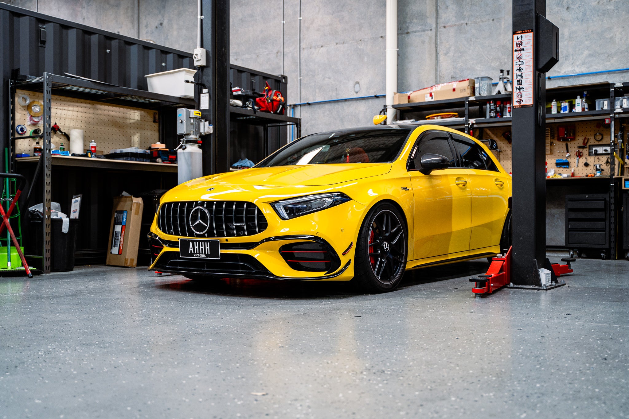 Mercedes A45s AMG W177 PRE-FACELIFT 2019-2022 OEM Plinth Delete Kit (FRONT)