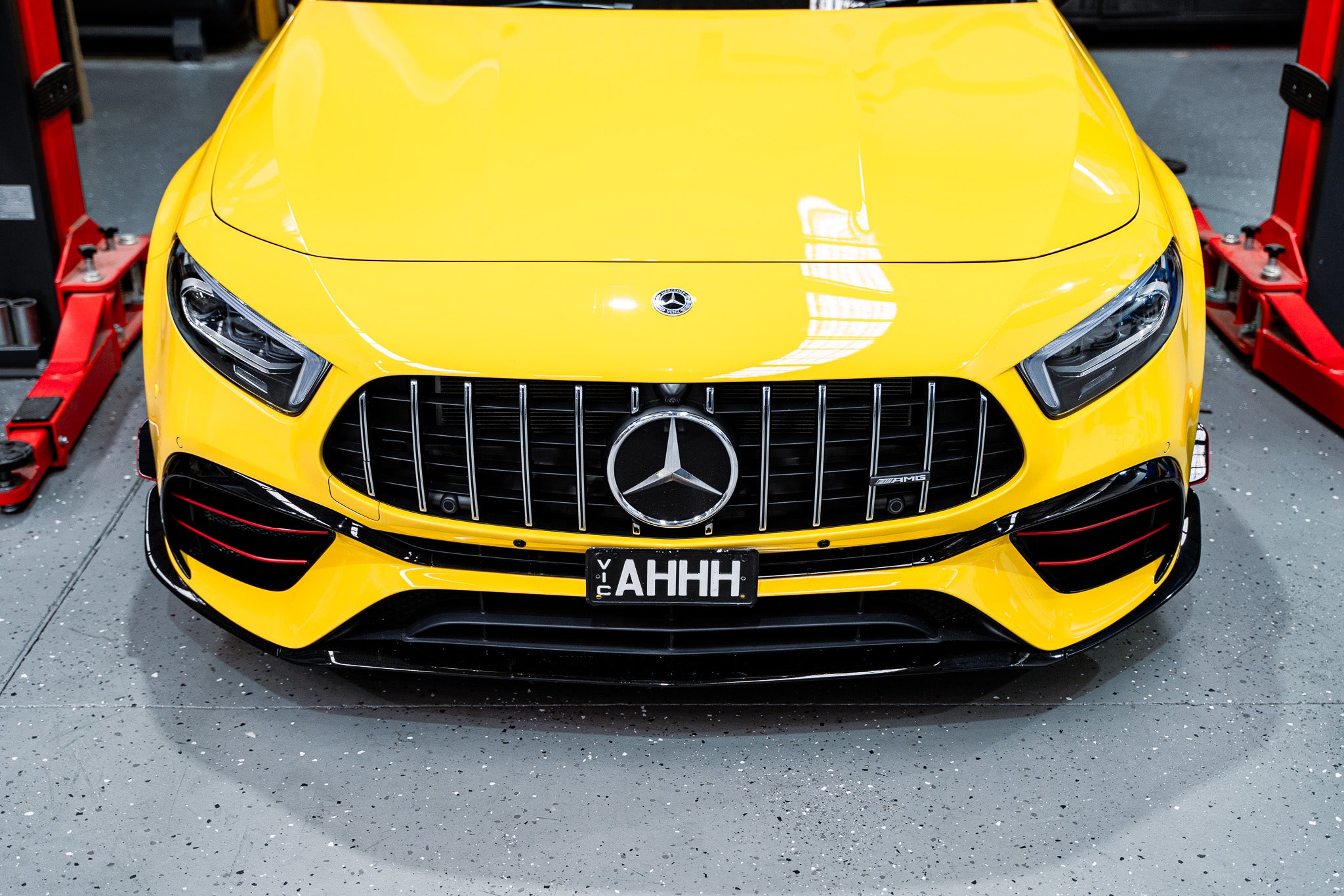 Mercedes A45s AMG W177 PRE-FACELIFT 2019-2022 OEM Plinth Delete Kit (FRONT)