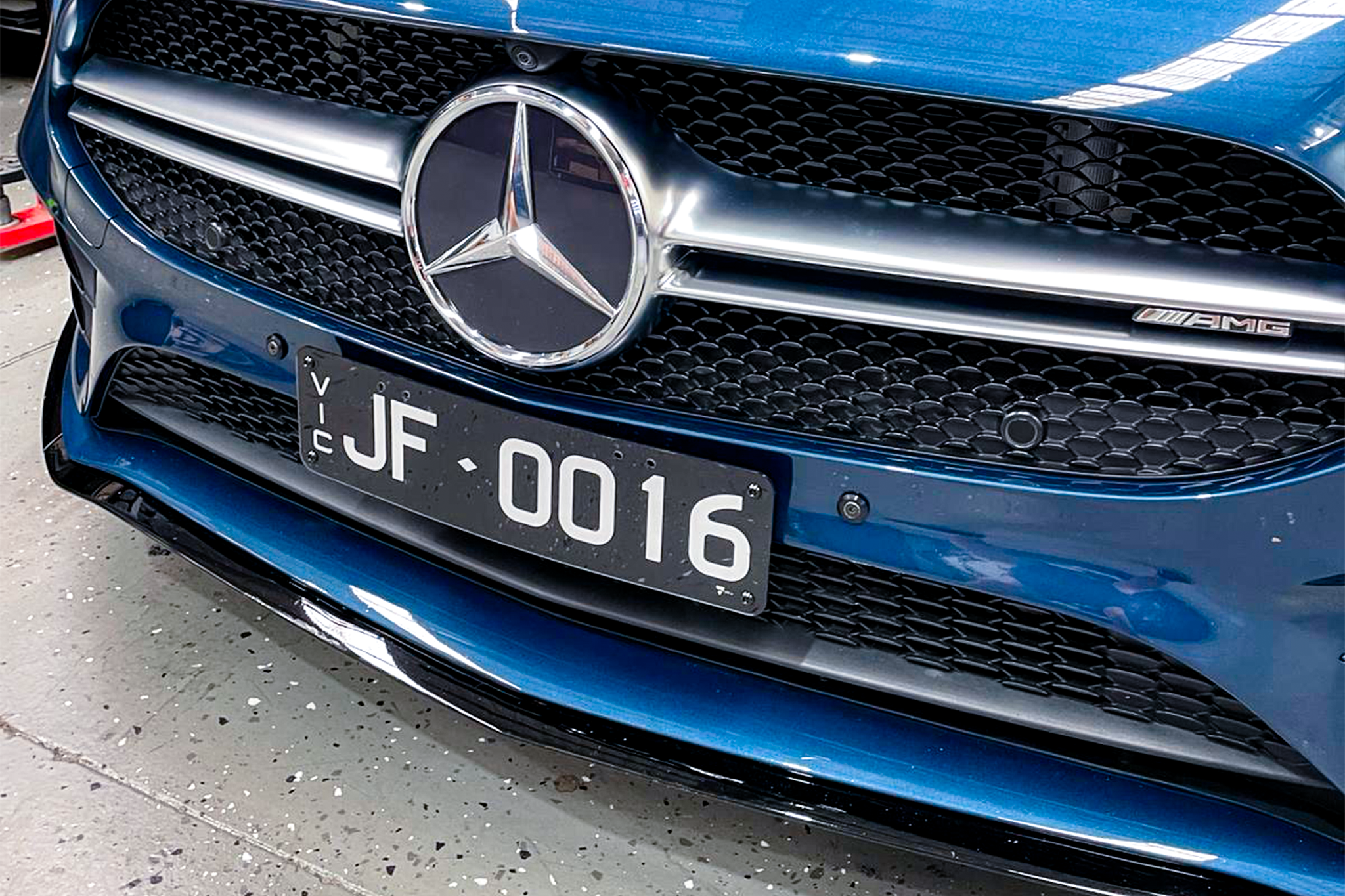 Mercedes A35 AMG Pre-Facelift W177 2018-2022 - OEM Plinth Delete Kit (FRONT)