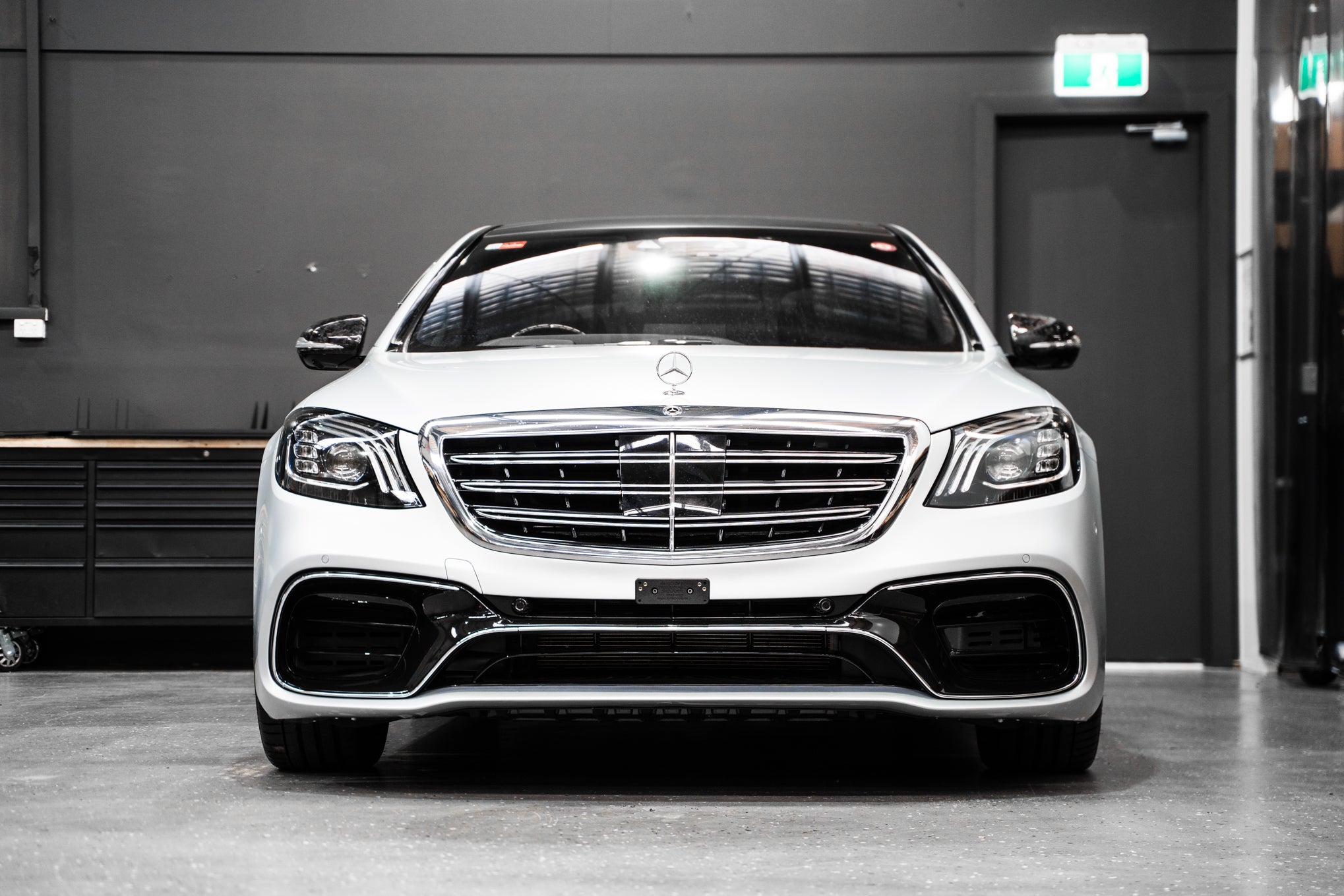 Mercedes S63 AMG / S-Class W222 - Custom Miniature Plinth (FRONT)