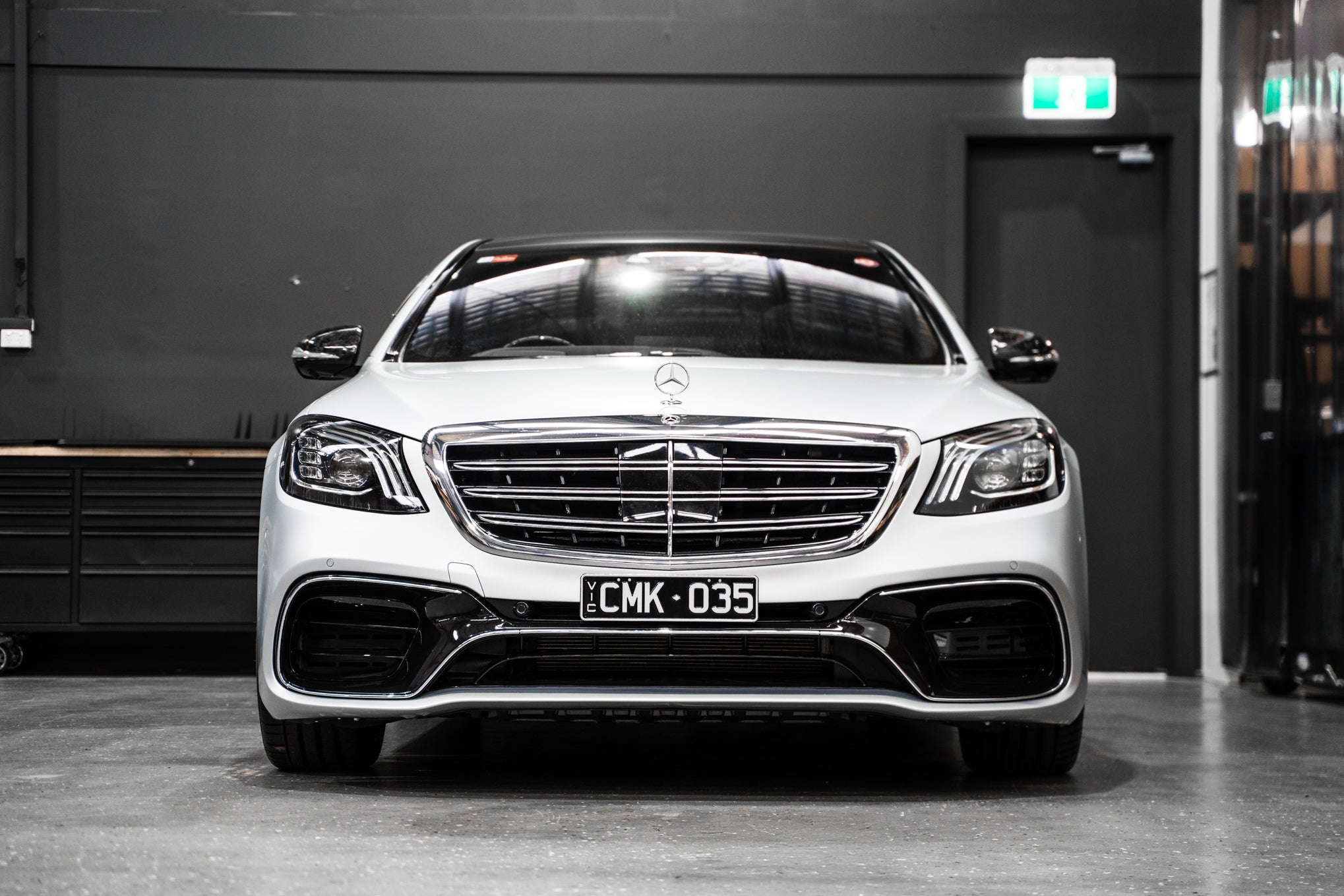 Mercedes S63 AMG / S-Class W222 - Custom Miniature Plinth (FRONT)