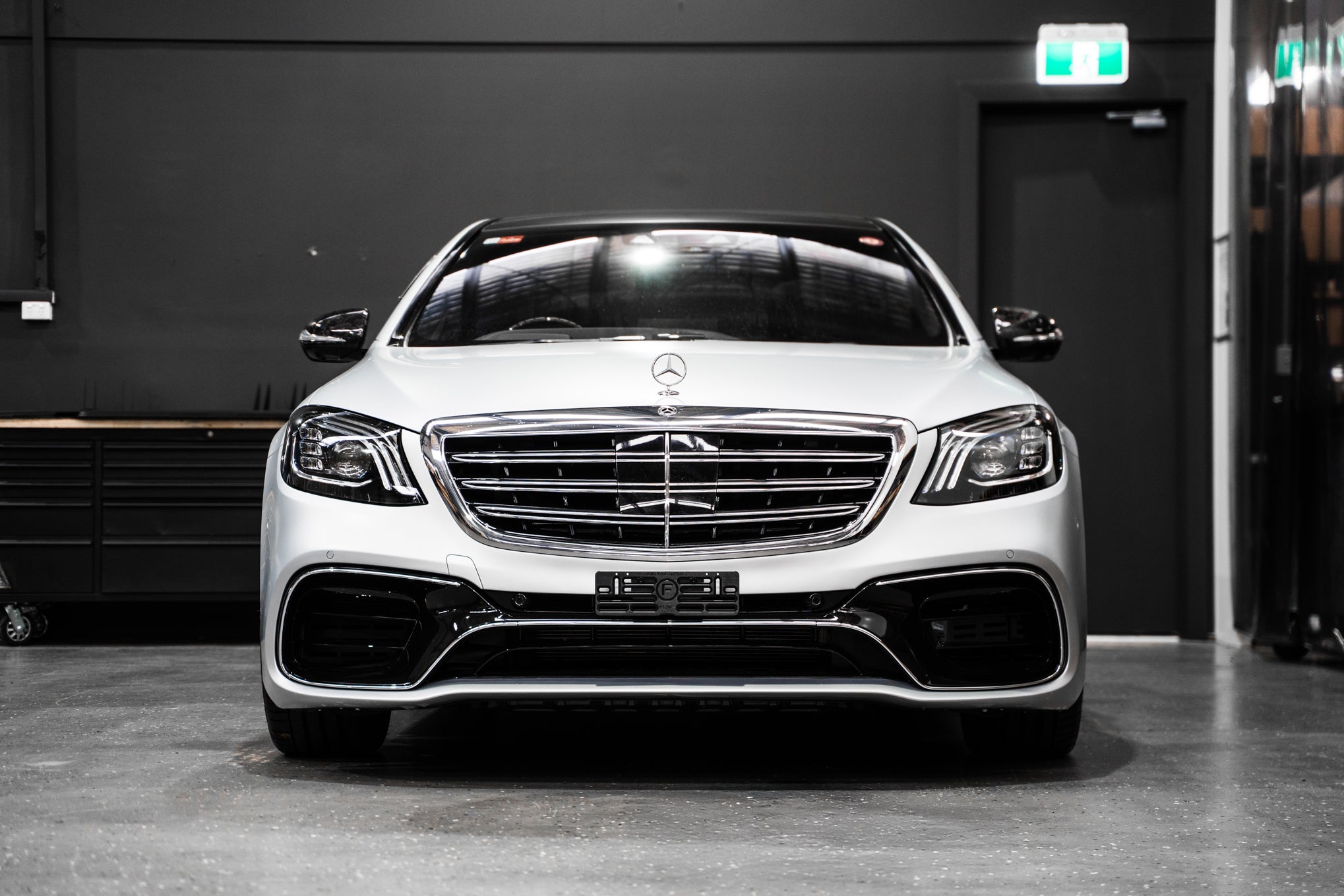 Mercedes S63 AMG / S-Class W222 - Custom Miniature Plinth (FRONT)