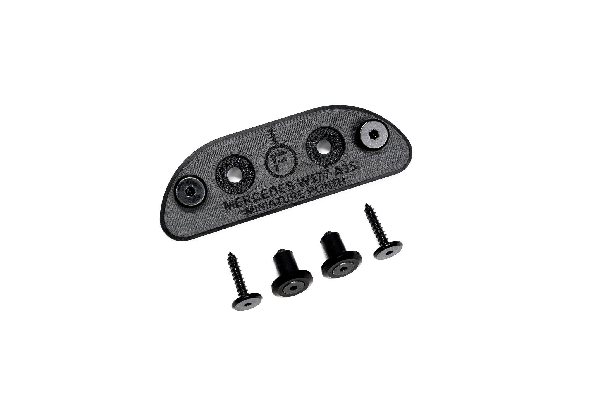 Mercedes A35 AMG Pre-Facelift W177 2018-2022 - OEM Plinth Delete Kit (FRONT)