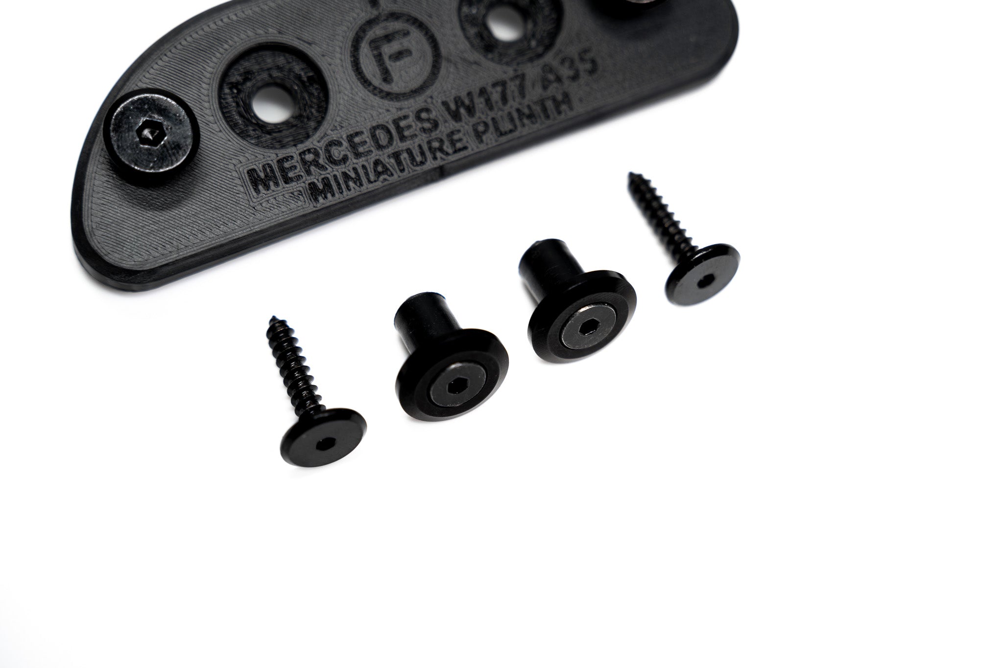 Mercedes A250 / A35 AMG-Line Pre-Facelift W177 2018-2022 - OEM Plinth Delete Kit (FRONT)