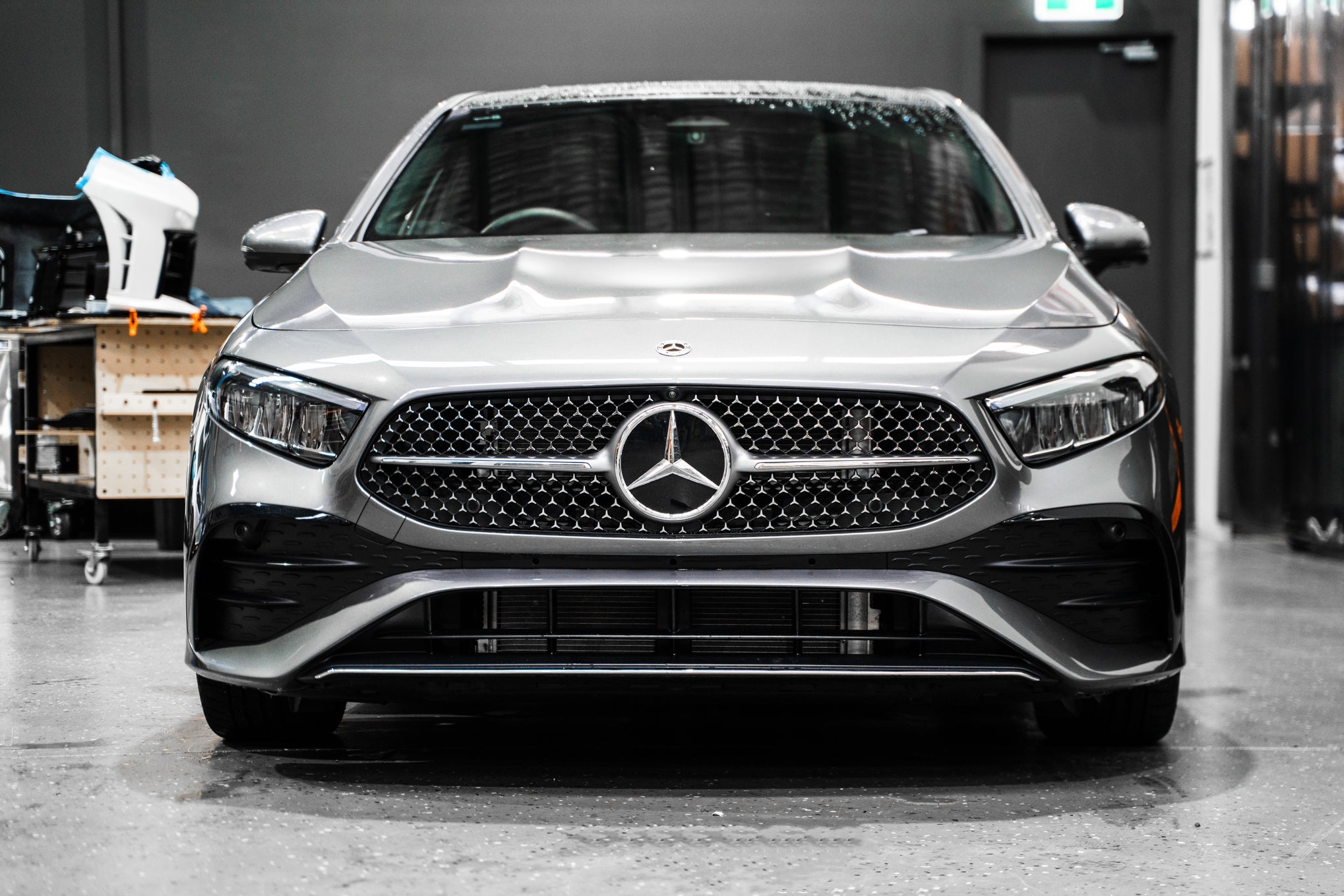 Mercedes A250 W177 AMG Facelift 2024 - OEM Plinth Delete Kit (FRONT)
