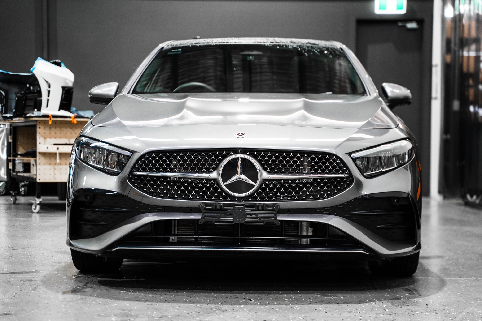 Mercedes A250 W177 AMG Facelift 2024 - OEM Plinth Delete Kit (FRONT)