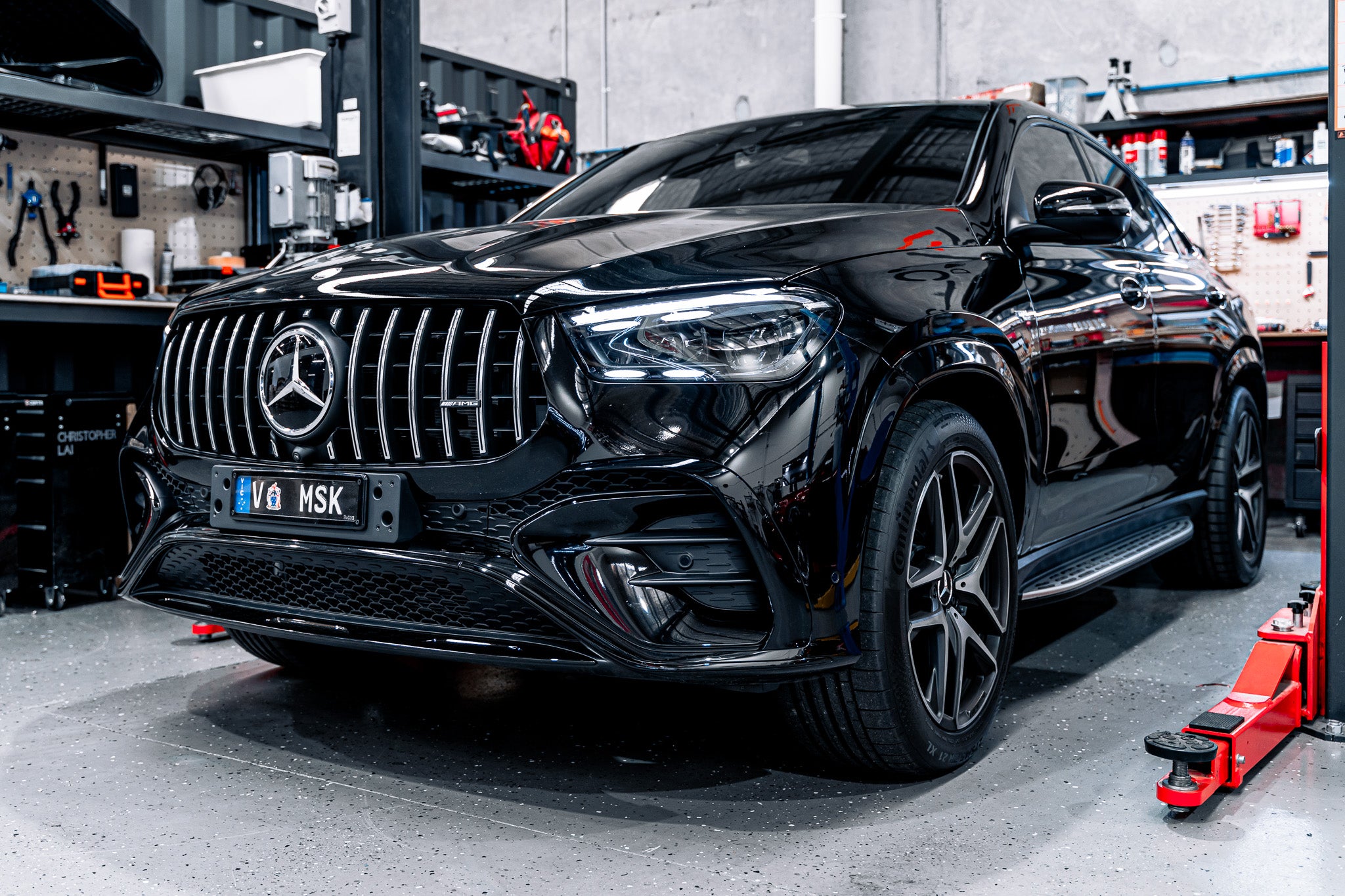 Mercedes GLE 53 AMG Facelift C/V167 2023 - Current OEM Plinth Delete Kit (FRONT)