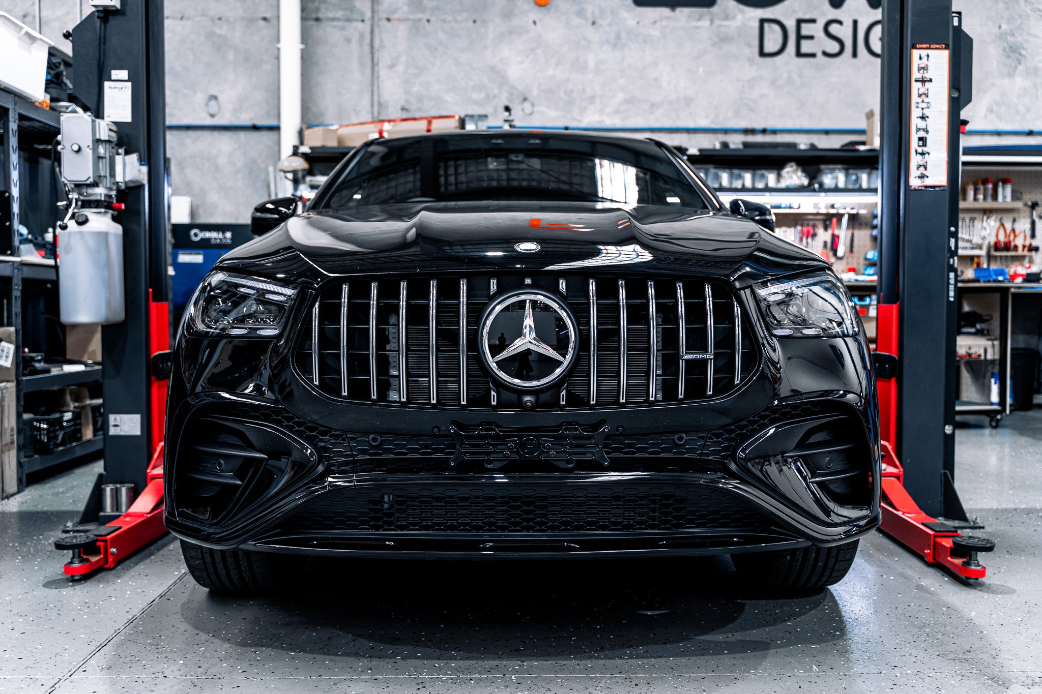 Mercedes GLE 53 AMG Facelift C/V167 2023 - Current OEM Plinth Delete Kit (FRONT)