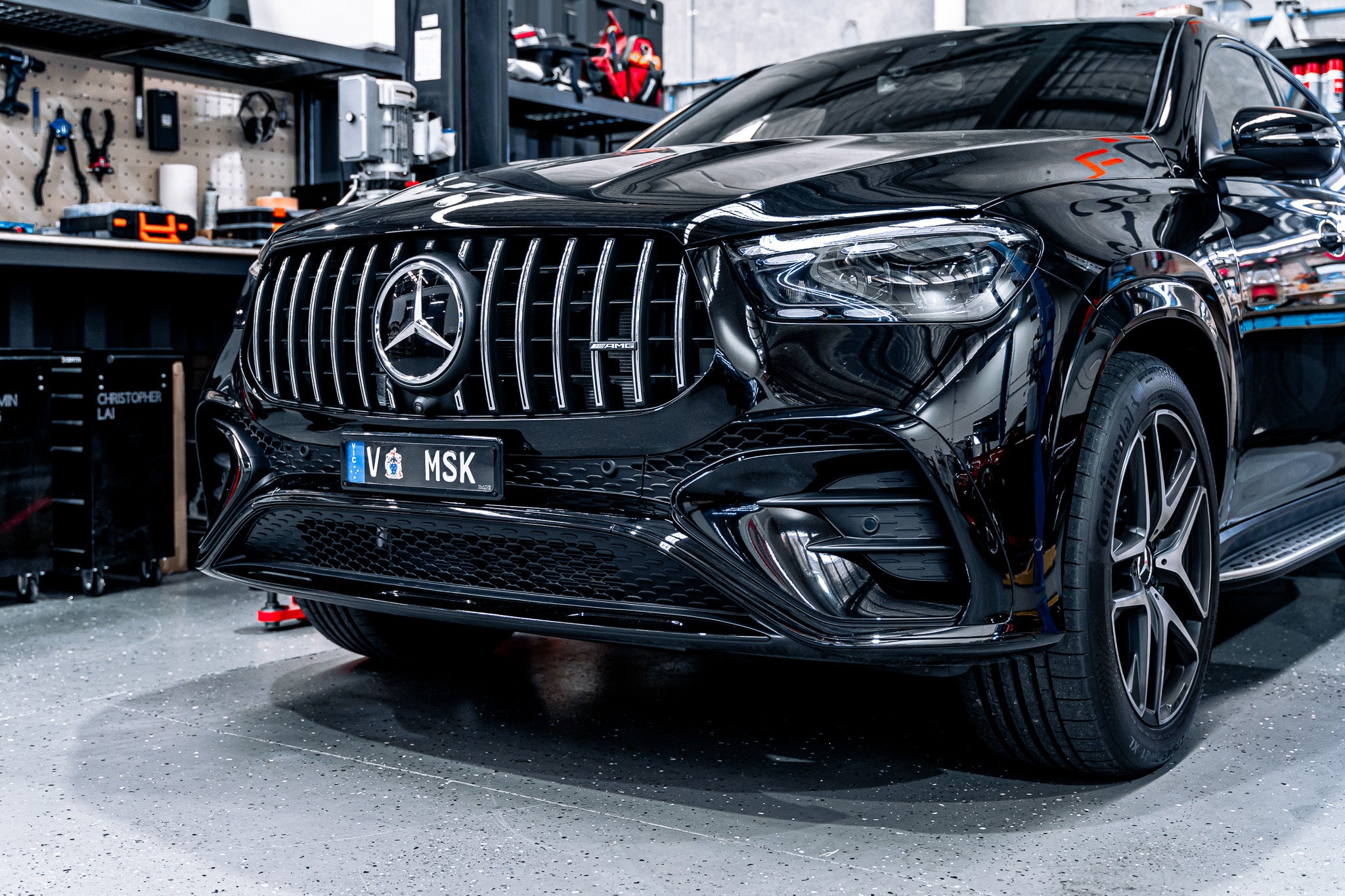 Mercedes GLE 53 AMG Facelift C/V167 2023 - Current OEM Plinth Delete Kit (FRONT)