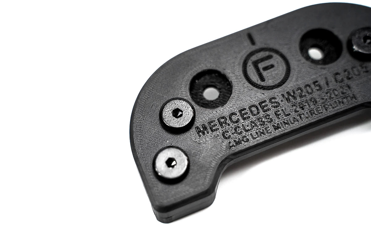 Mercedes C-Class AMG Line Facelift W205 2019-2021 - OEM Plinth Delete Kit (FRONT)