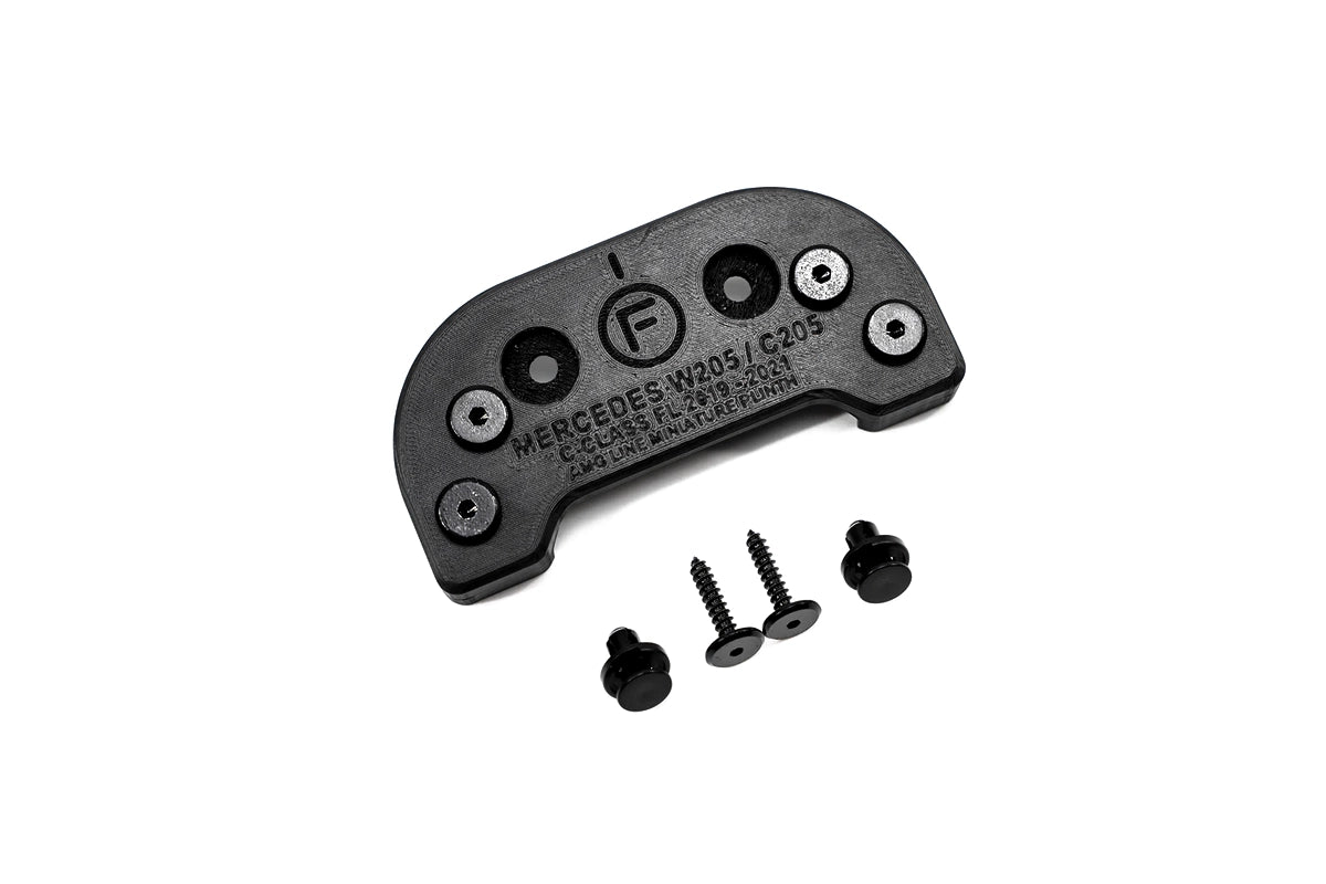 Mercedes C-Class AMG Line Facelift W205 2019-2021 - OEM Plinth Delete Kit (FRONT)