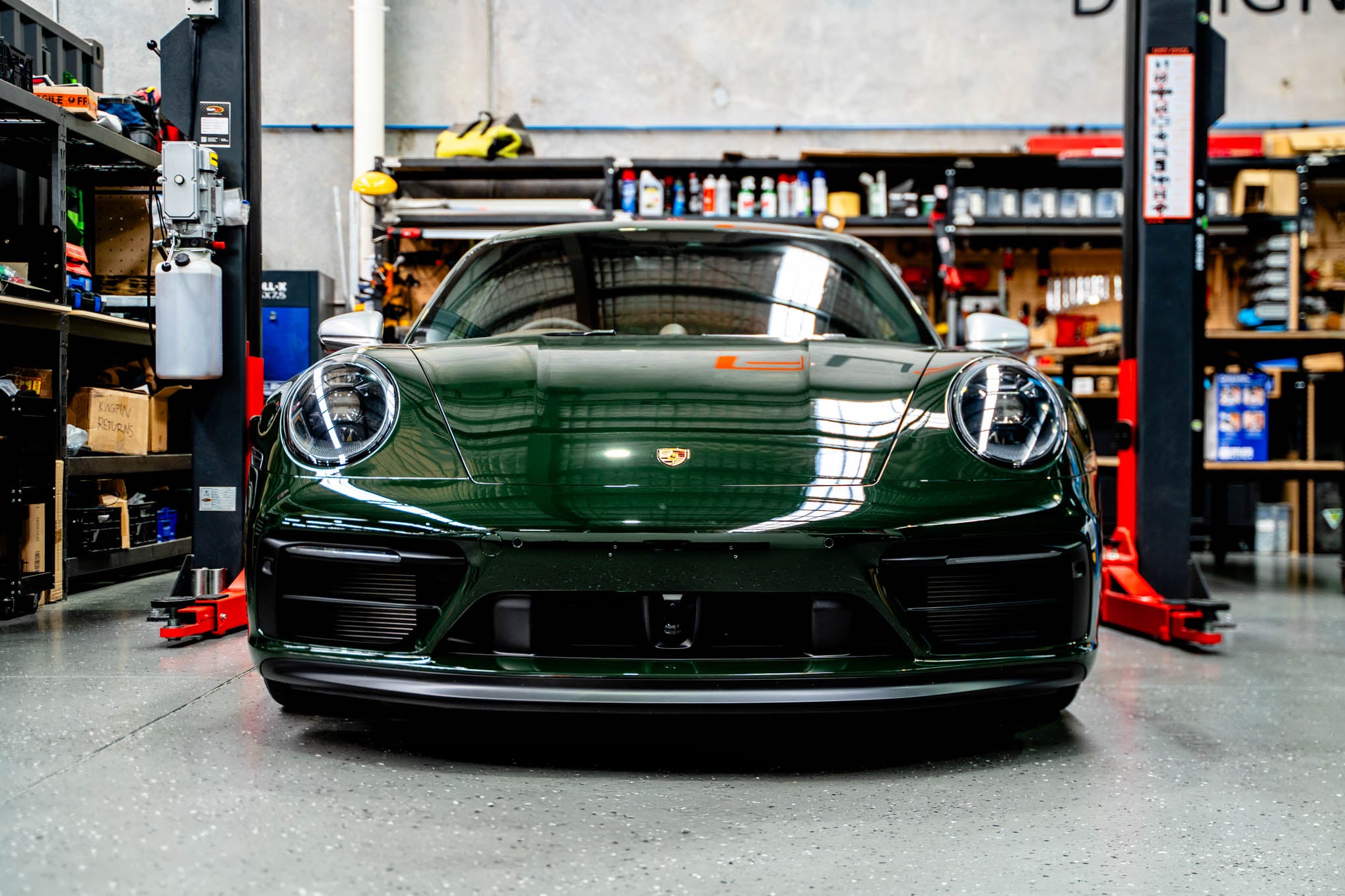 Porsche 992.1 911 Carrera Coupe (GTS / 4 GTS) - Miniature Plinth (FRONT)