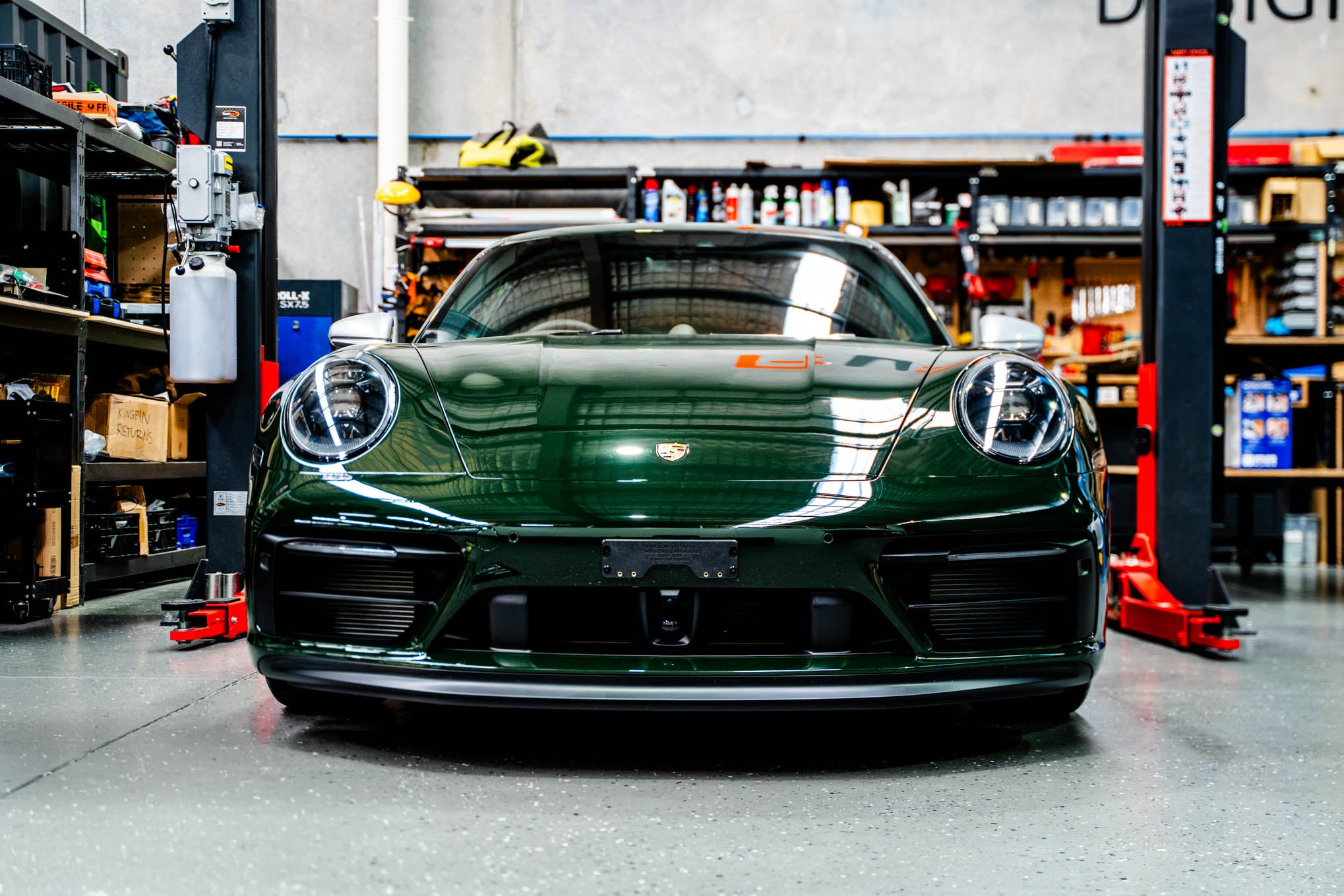 Porsche 992.1 911 Carrera Coupe (GTS / 4 GTS) - Miniature Plinth (FRONT)