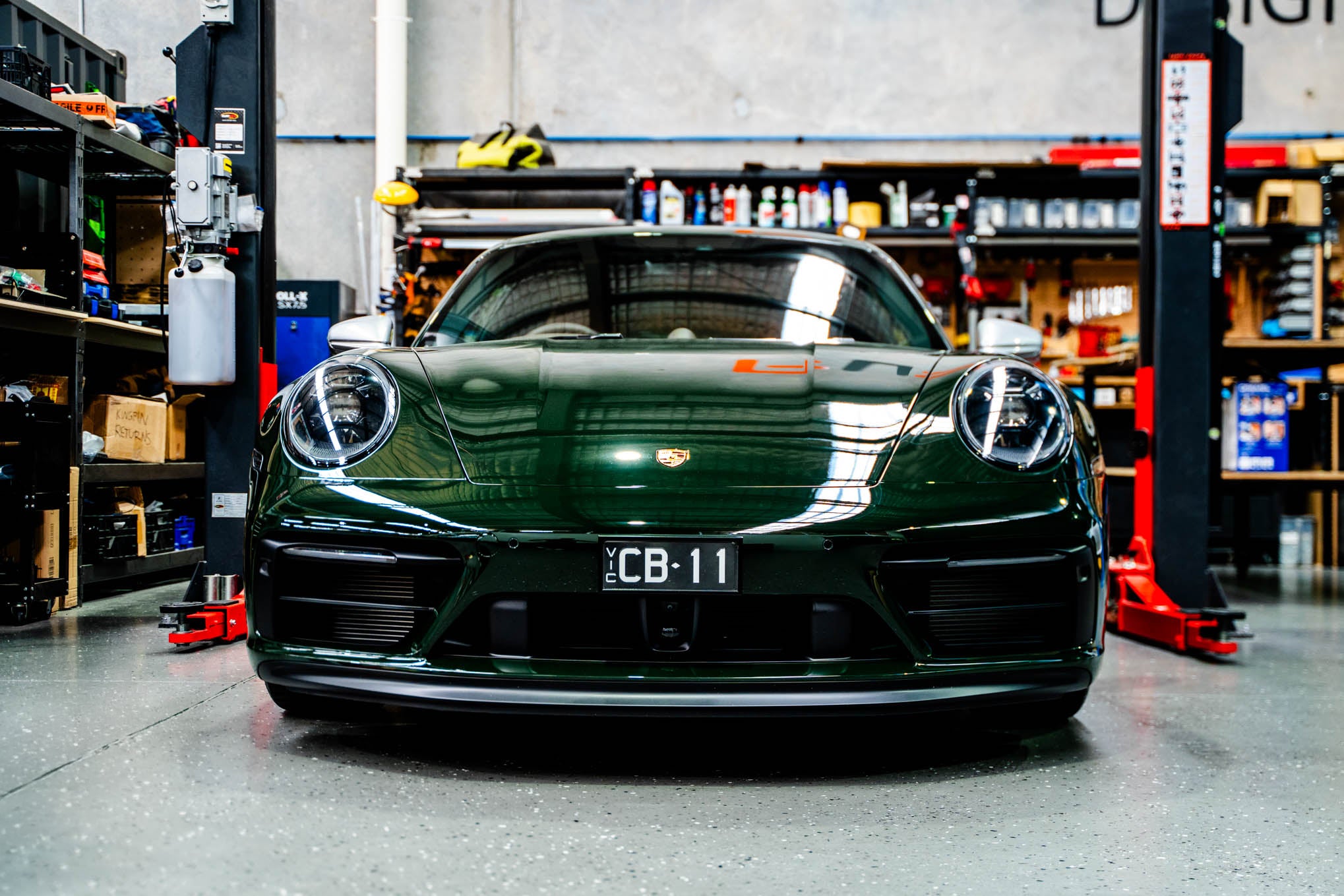 Porsche 992.1 911 Carrera Coupe (GTS / 4 GTS) - Miniature Plinth (FRONT)