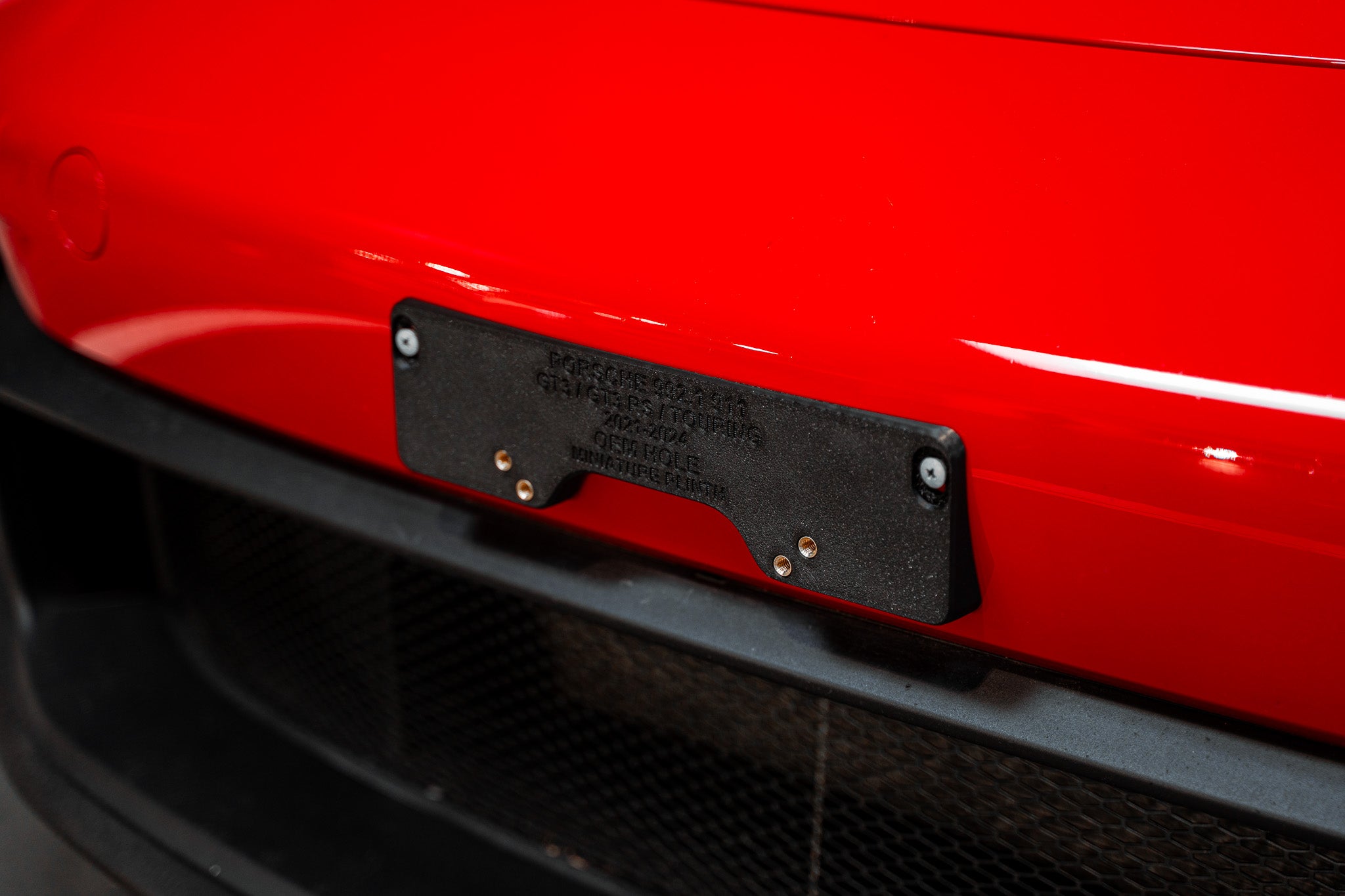 Porsche 992.1 911 GT3 / GT3RS / GT3 Touring - Miniature Plinth (FRONT)