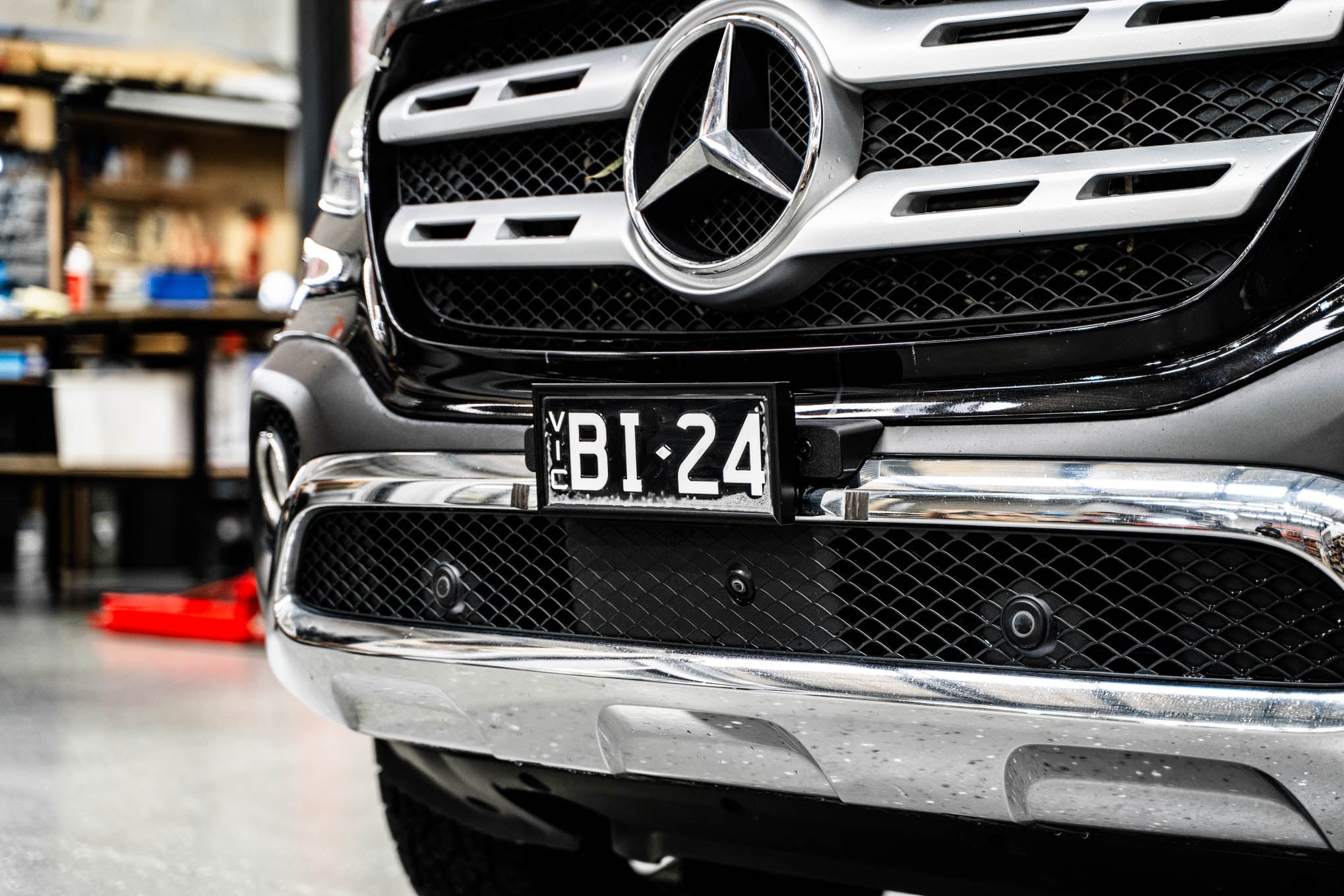 Mercedes X-Class 470 2017-2022 - OEM Plinth Delete Kit (FRONT)