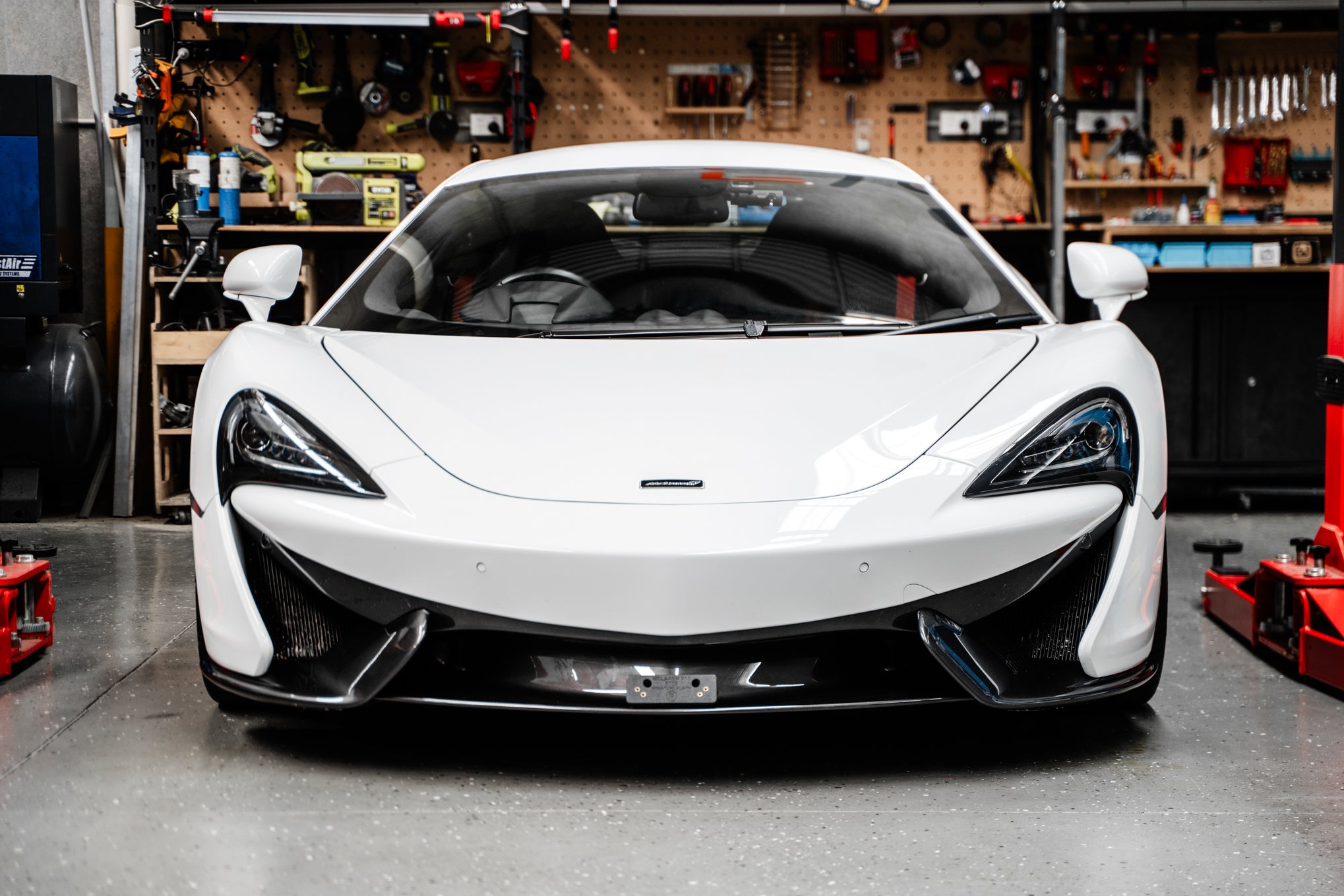 McLaren P13 570s - Miniature Plinth (FRONT)