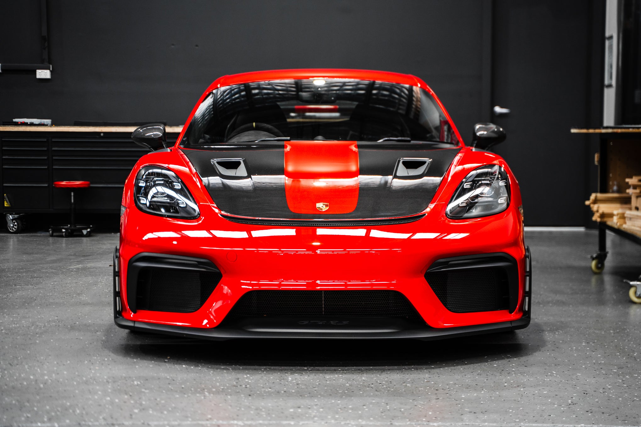 Porsche 982 718 GT4 / Spyder / RS - Miniature Plinth (FRONT)