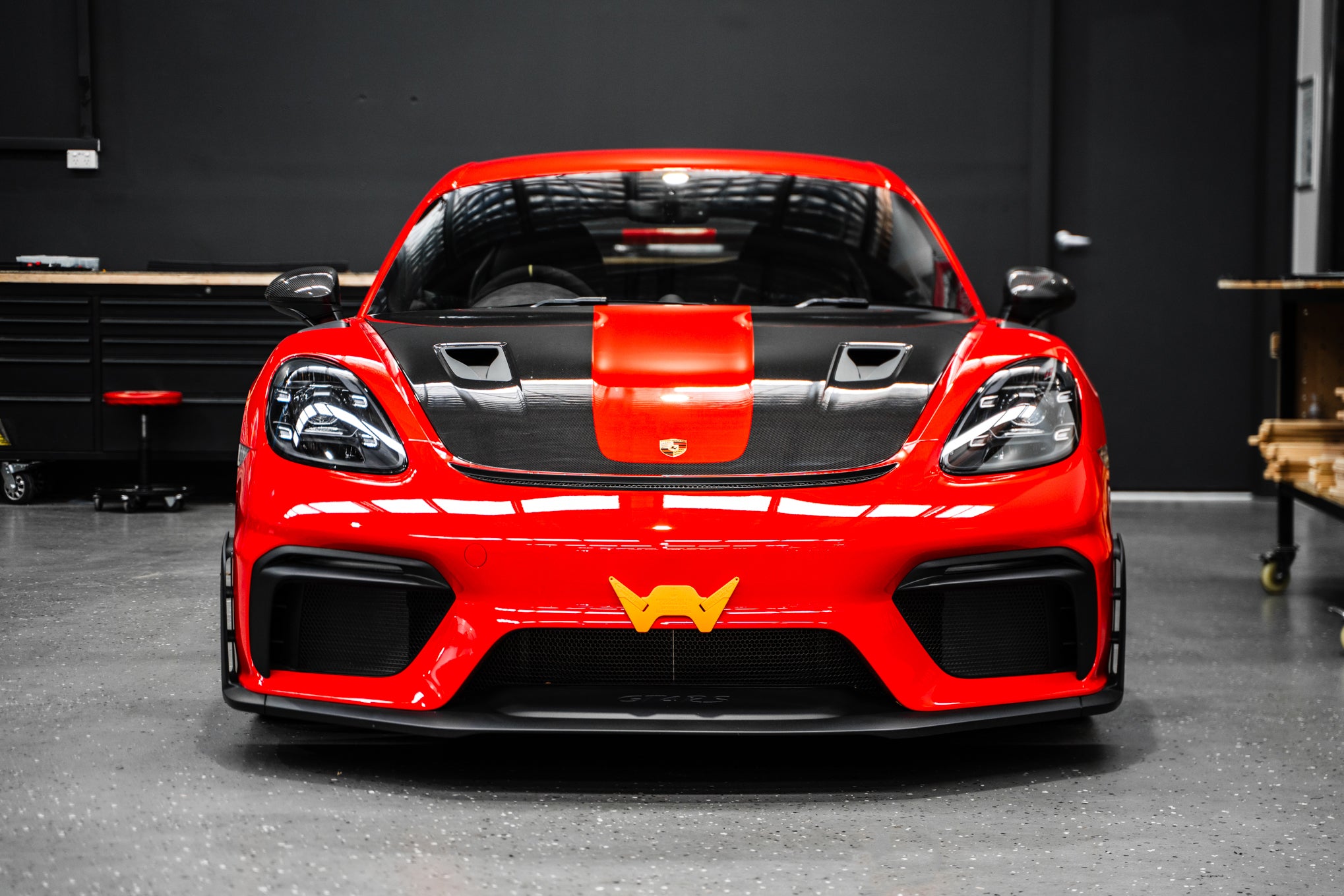 Porsche 982 718 GT4 / Spyder / RS - Miniature Plinth (FRONT)