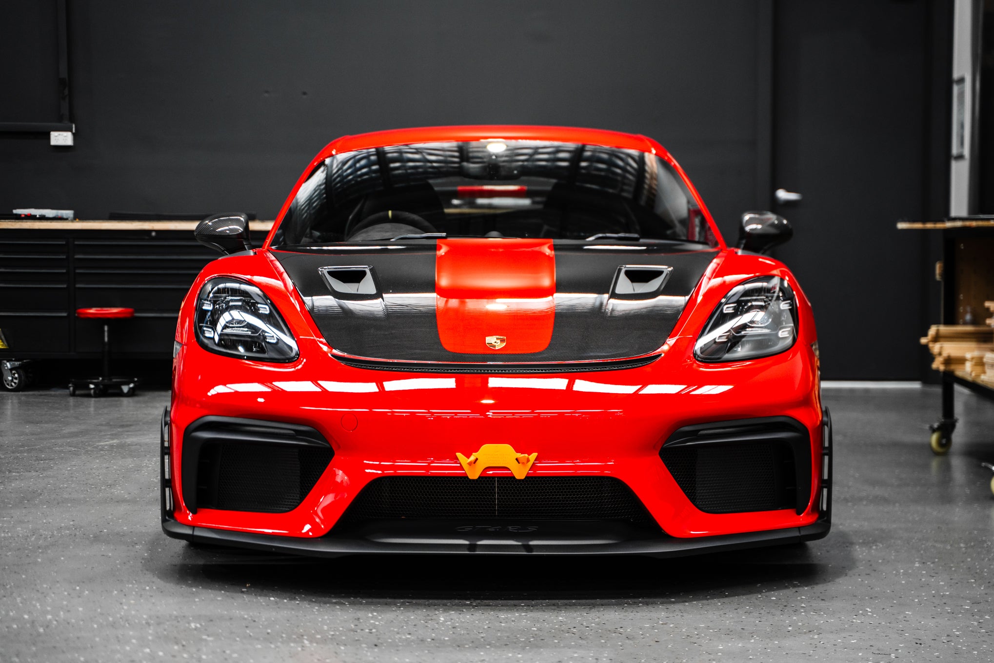 Porsche 982 718 GT4 / Spyder / RS - Miniature Plinth (FRONT)