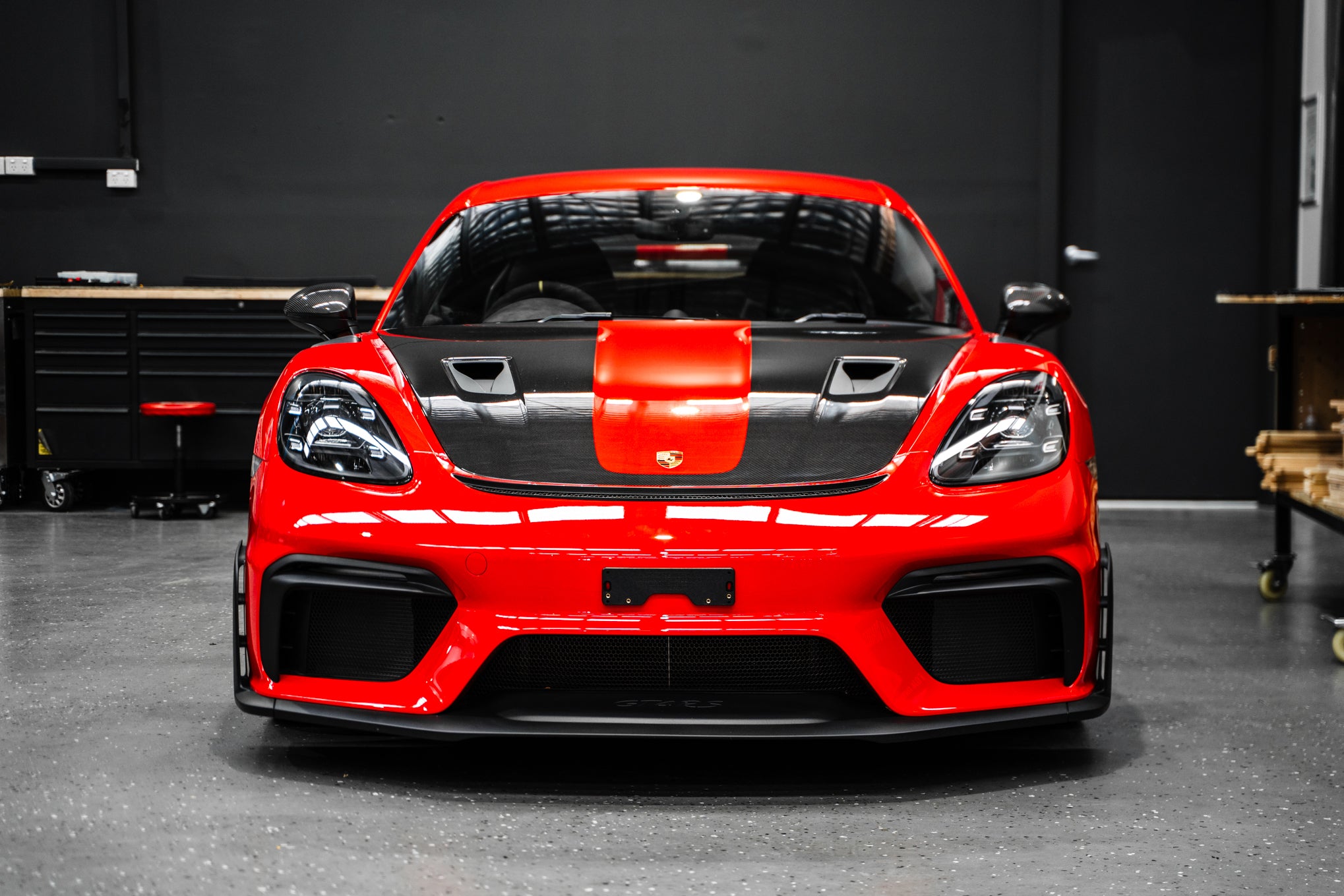 Porsche 982 718 GT4 / Spyder / RS - Miniature Plinth (FRONT)