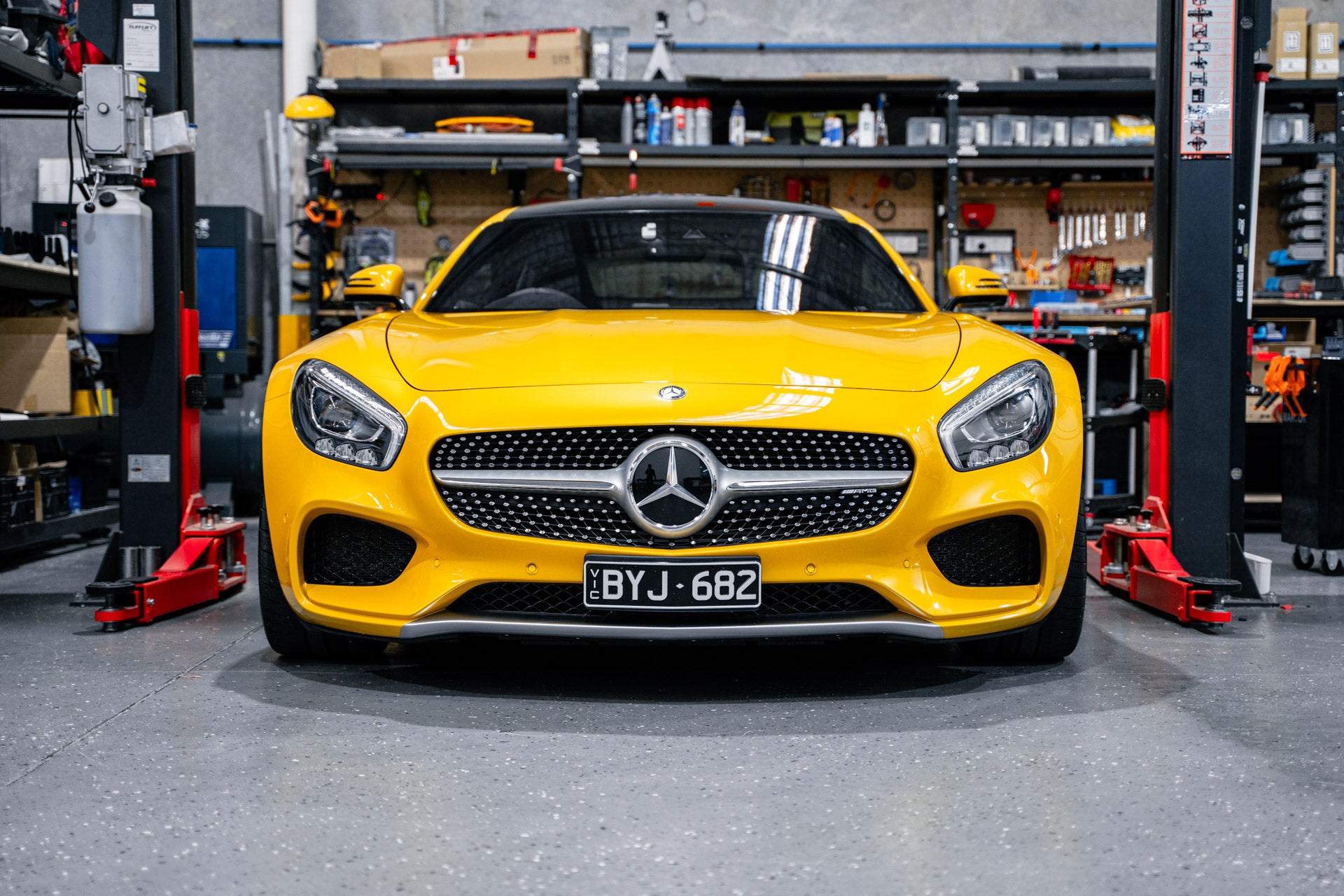 Mercedes AMG GT C190 2015-2017 PFL- OEM Plinth Delete Kit (FRONT)