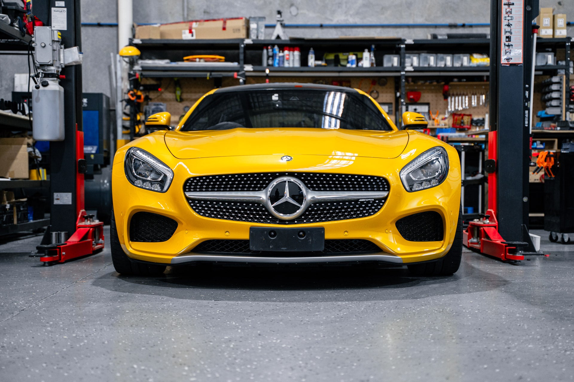Mercedes AMG GT C190 2015-2017 PFL- OEM Plinth Delete Kit (FRONT)