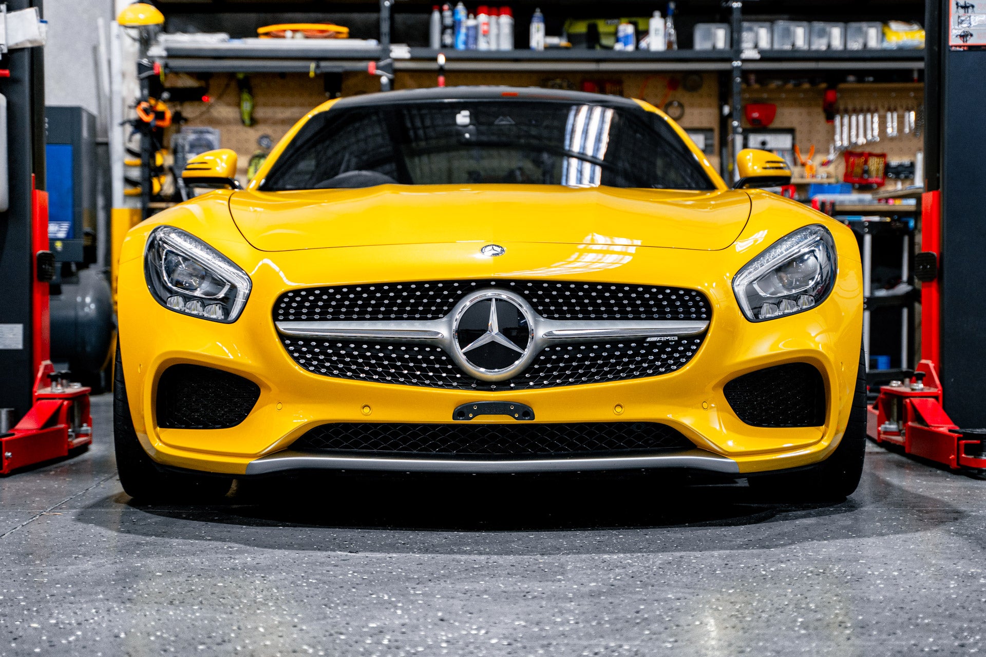 Mercedes AMG GT C190 2015-2017 PFL- OEM Plinth Delete Kit (FRONT)