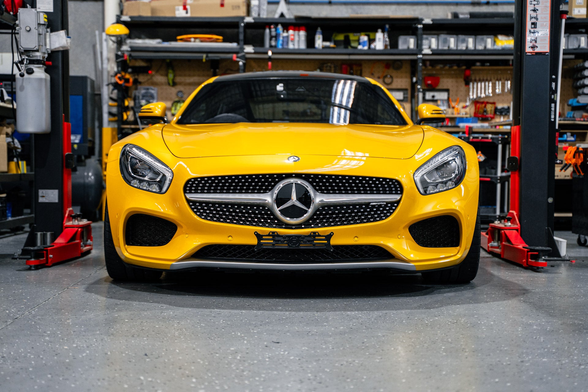 Mercedes AMG GT C190 2015-2017 PFL- OEM Plinth Delete Kit (FRONT)