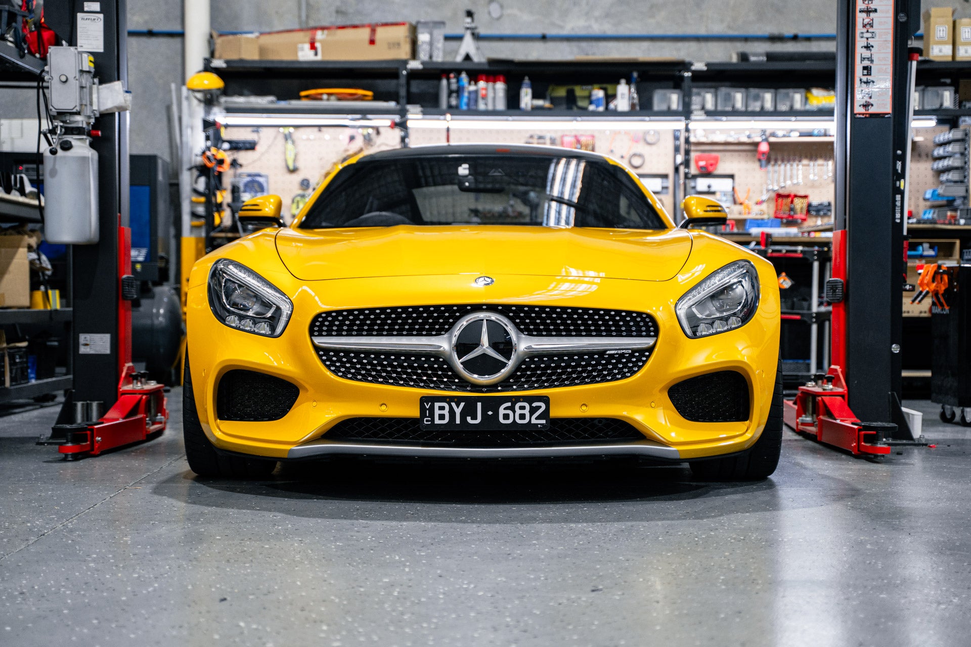 Mercedes AMG GT C190 2015-2017 PFL- OEM Plinth Delete Kit (FRONT)