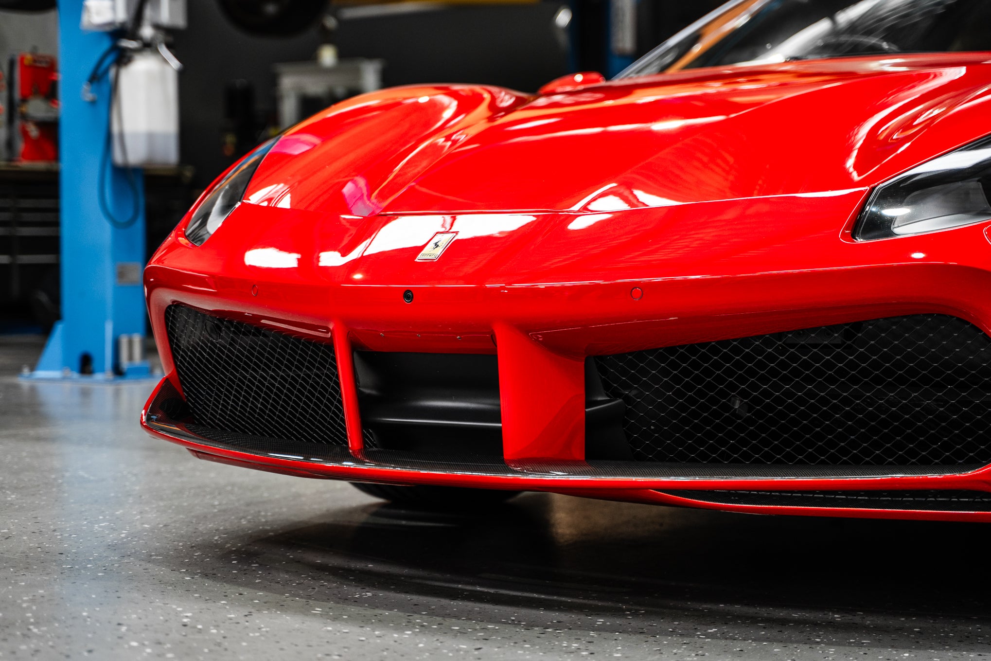 Ferrari F142 488 GTB/ Spider 2015-2019 - Drill Free Plinth Mounting Kit (FRONT)