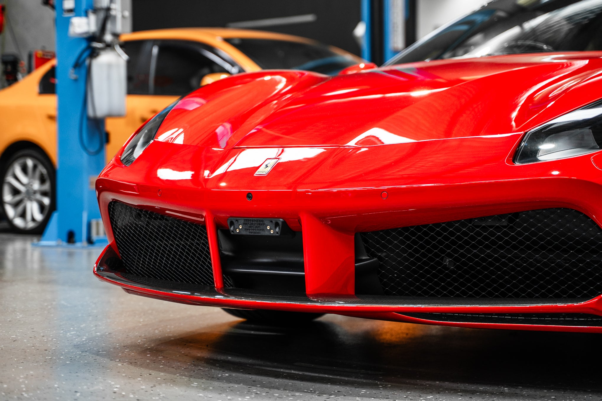 Ferrari F142 488 GTB/ Spider 2015-2019 - Drill Free Plinth Mounting Kit (FRONT)