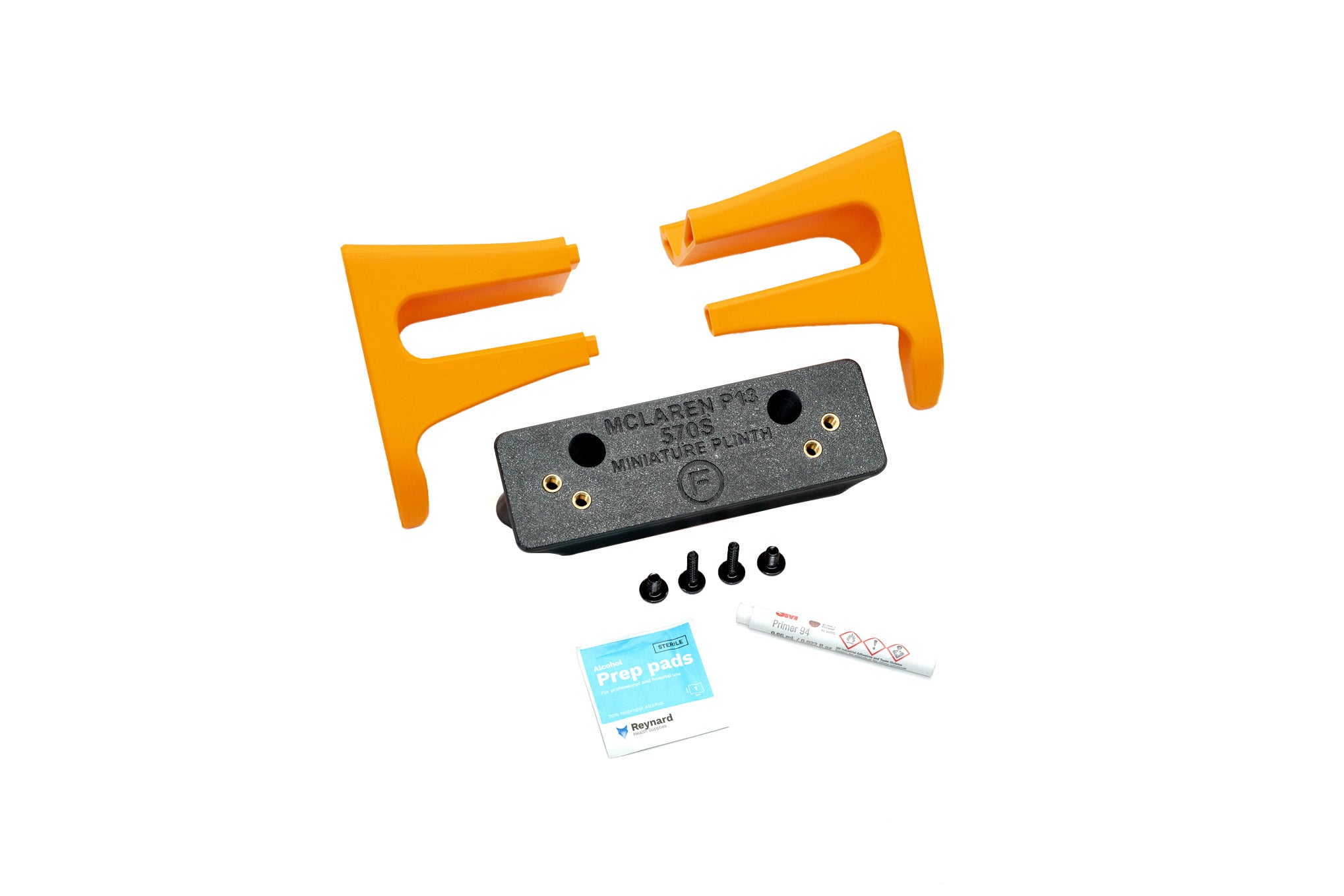 McLaren P13 570s  - Miniature Plinth (FRONT)