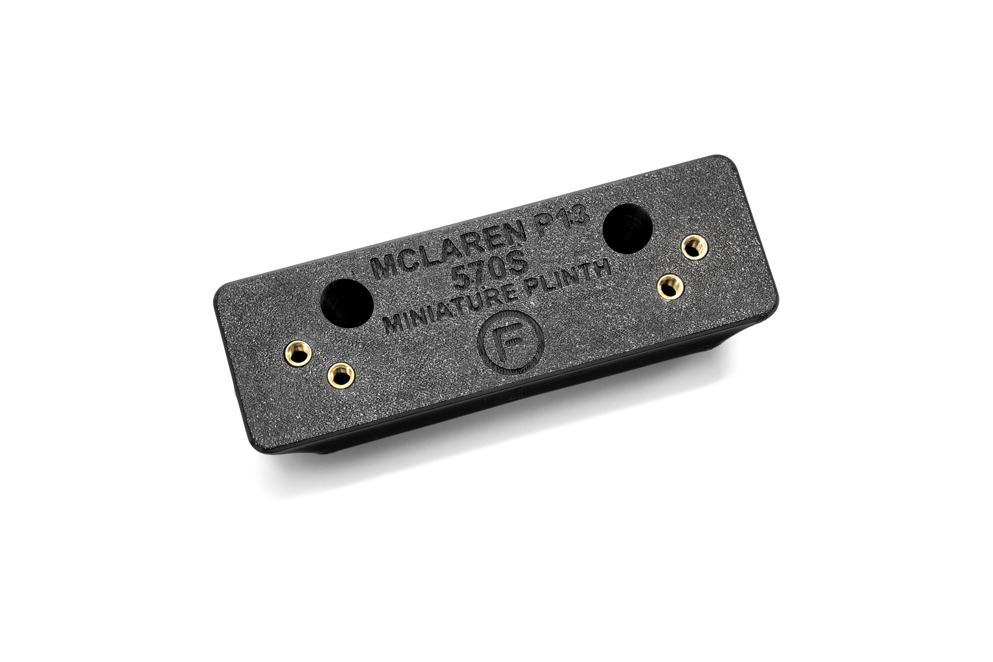 McLaren P13 570s - Miniature Plinth (FRONT)