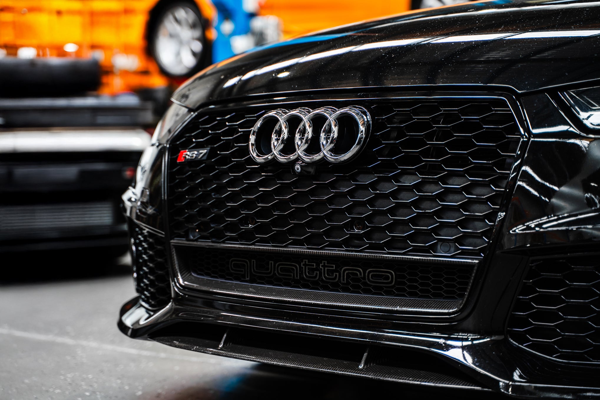 Audi 4G RS7 FL 2015-2017 - OEM Plinth Delete Kit (FRONT)