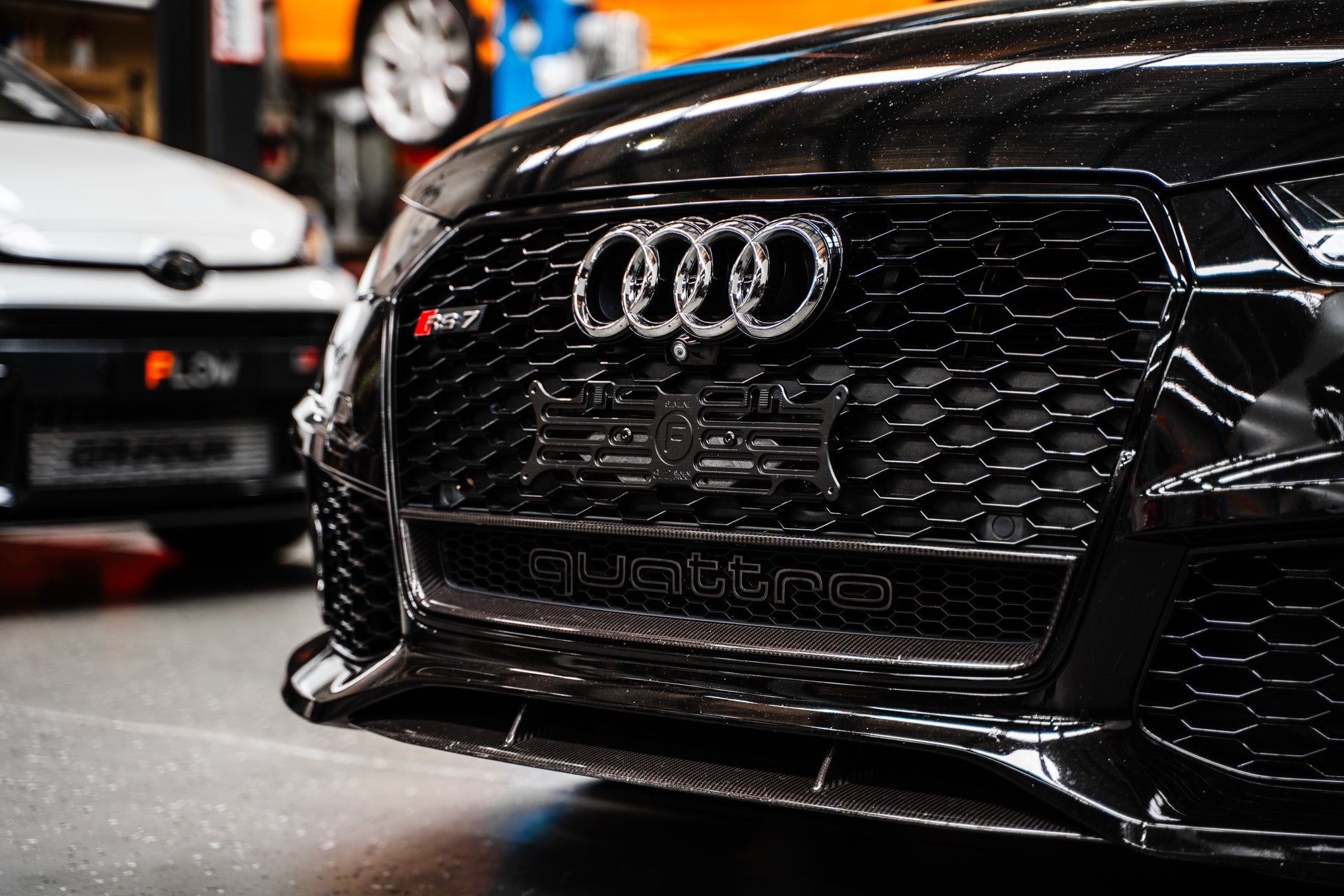 Audi 4G RS7 FL 2015-2017 - OEM Plinth Delete Kit (FRONT)