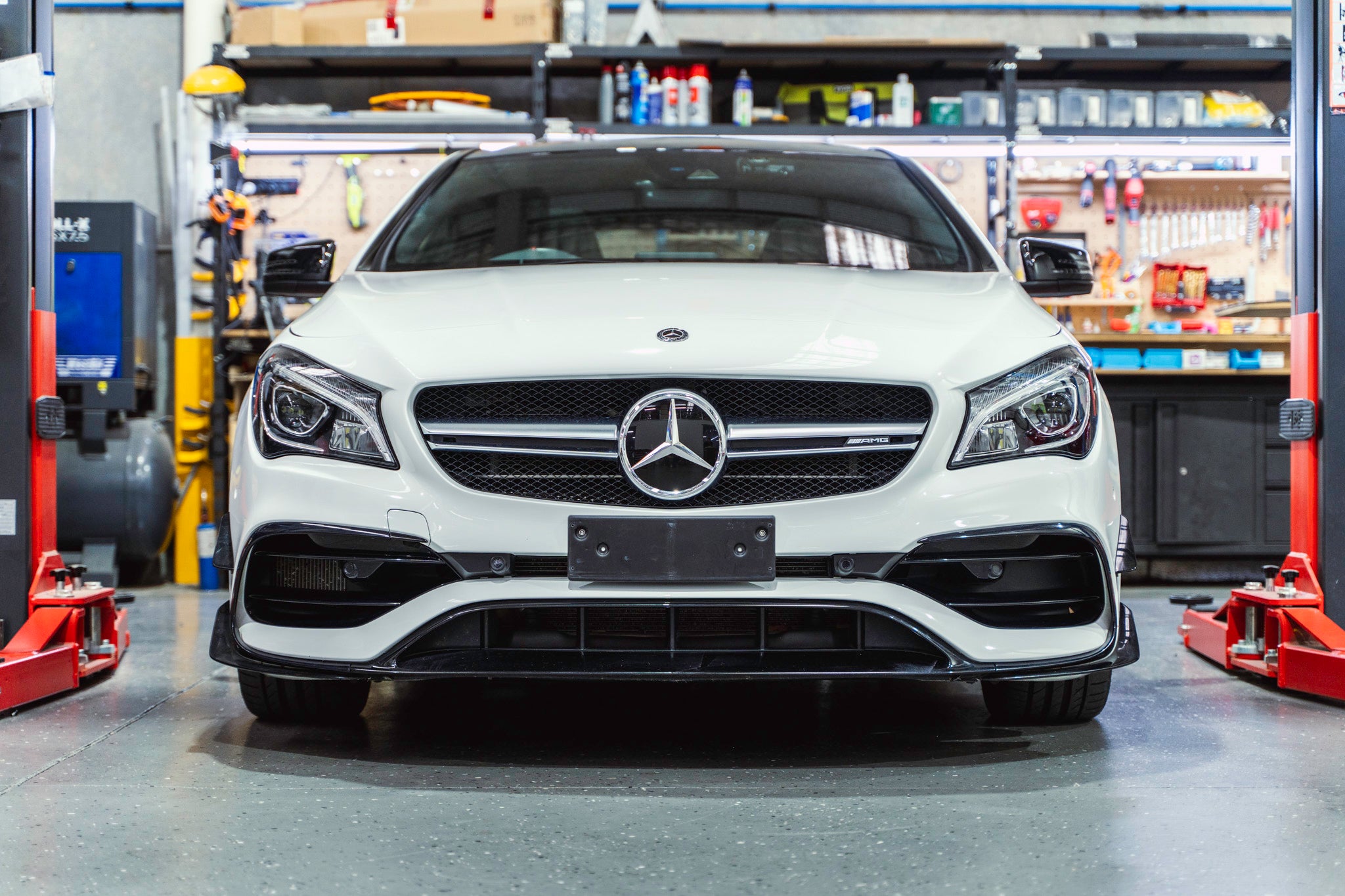 Mercedes CLA45 AMG C117 2017-2019 OEM Plinth Delete Kit (FRONT)